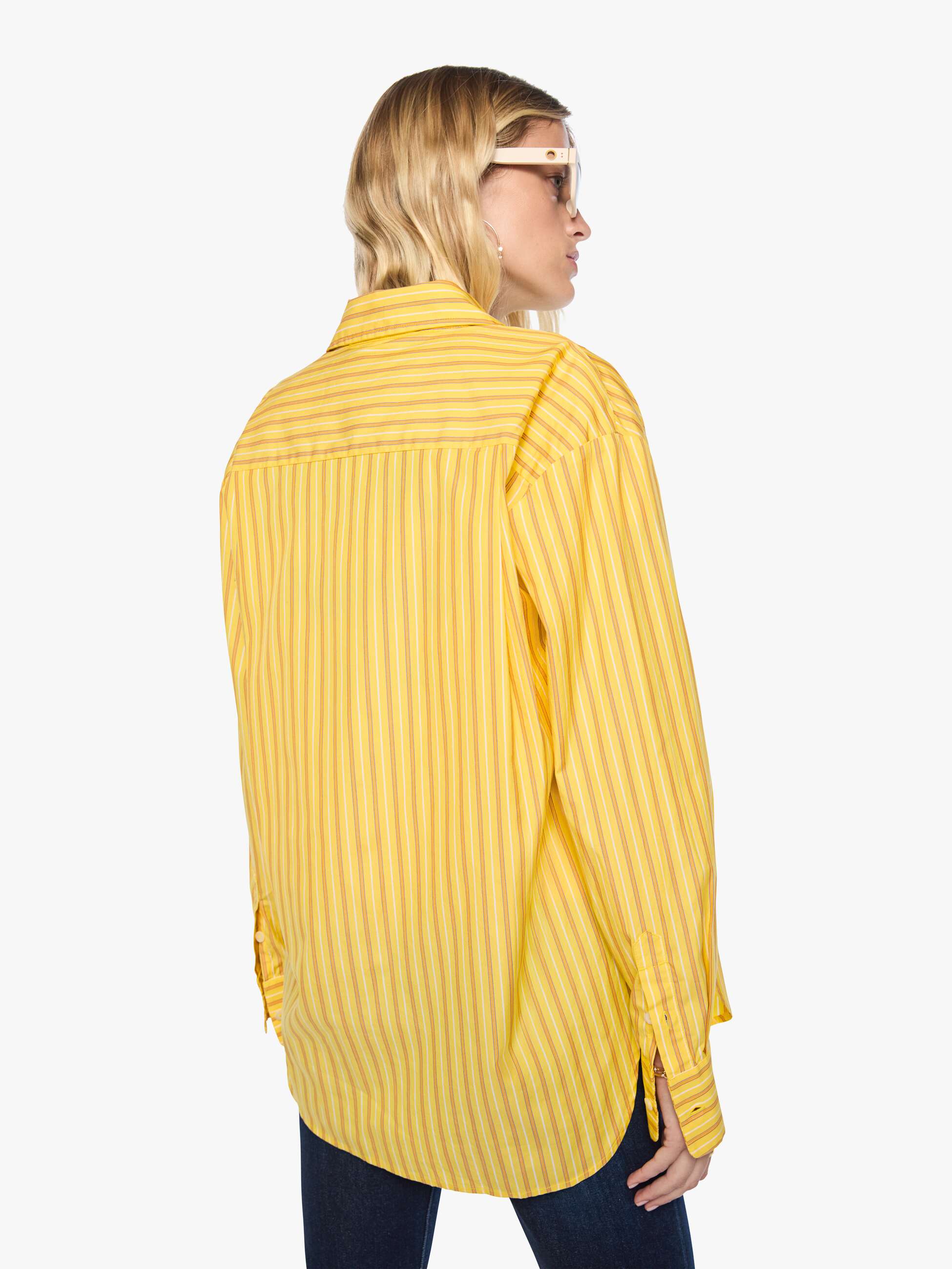 マミーページ The Roomie Frenchie - Yellow Stripe | MOTHER DENIM
