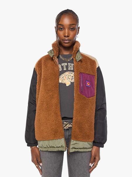 The Teddy Zip - Caramel Cafe | MOTHER DENIM