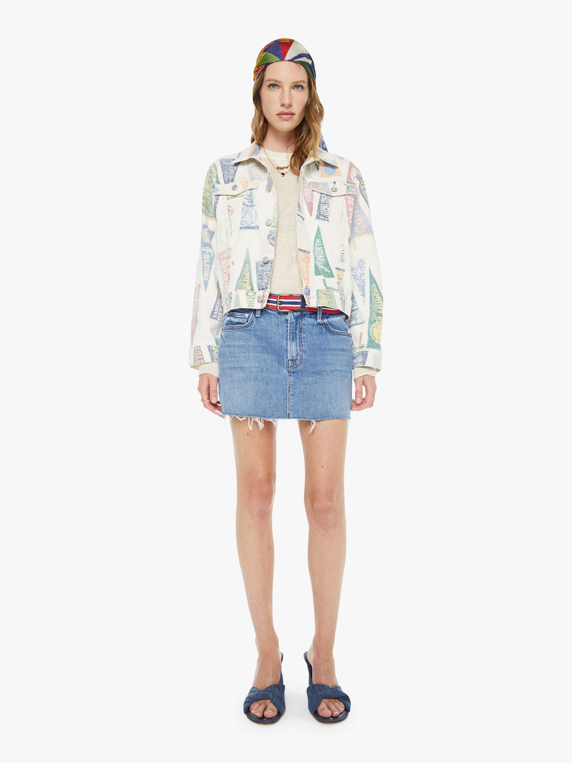 The Ditcher Mini Fray - Heads Or Tails | MOTHER DENIM