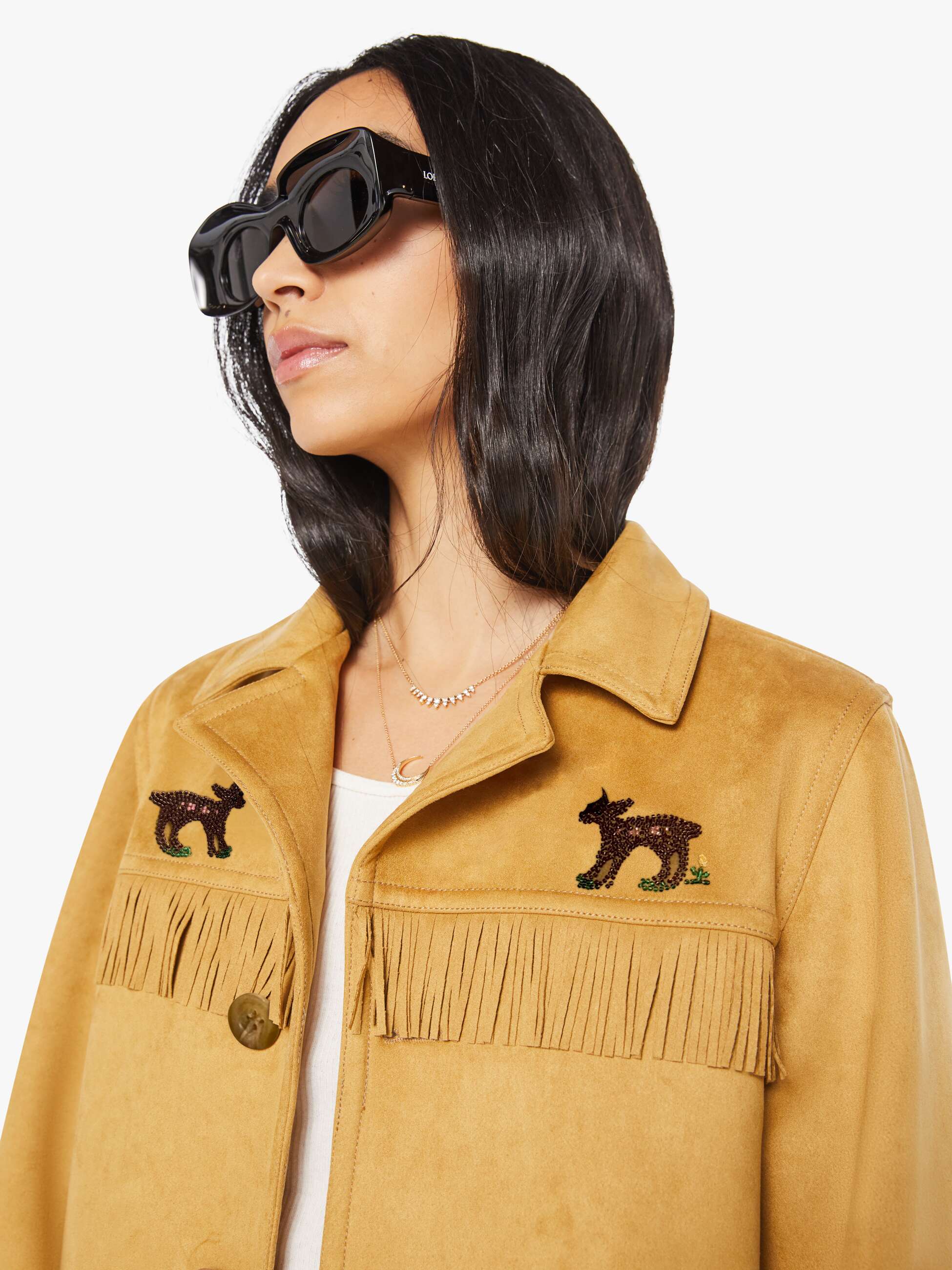 ALDIES アールディーズ Animal Dear Jacket Yellow ALDIES