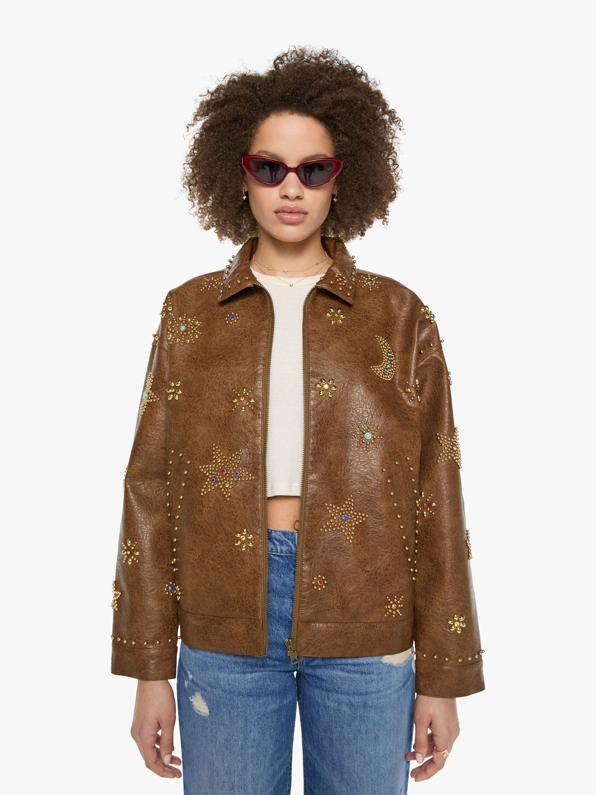 The Zip It - Brown And Cream