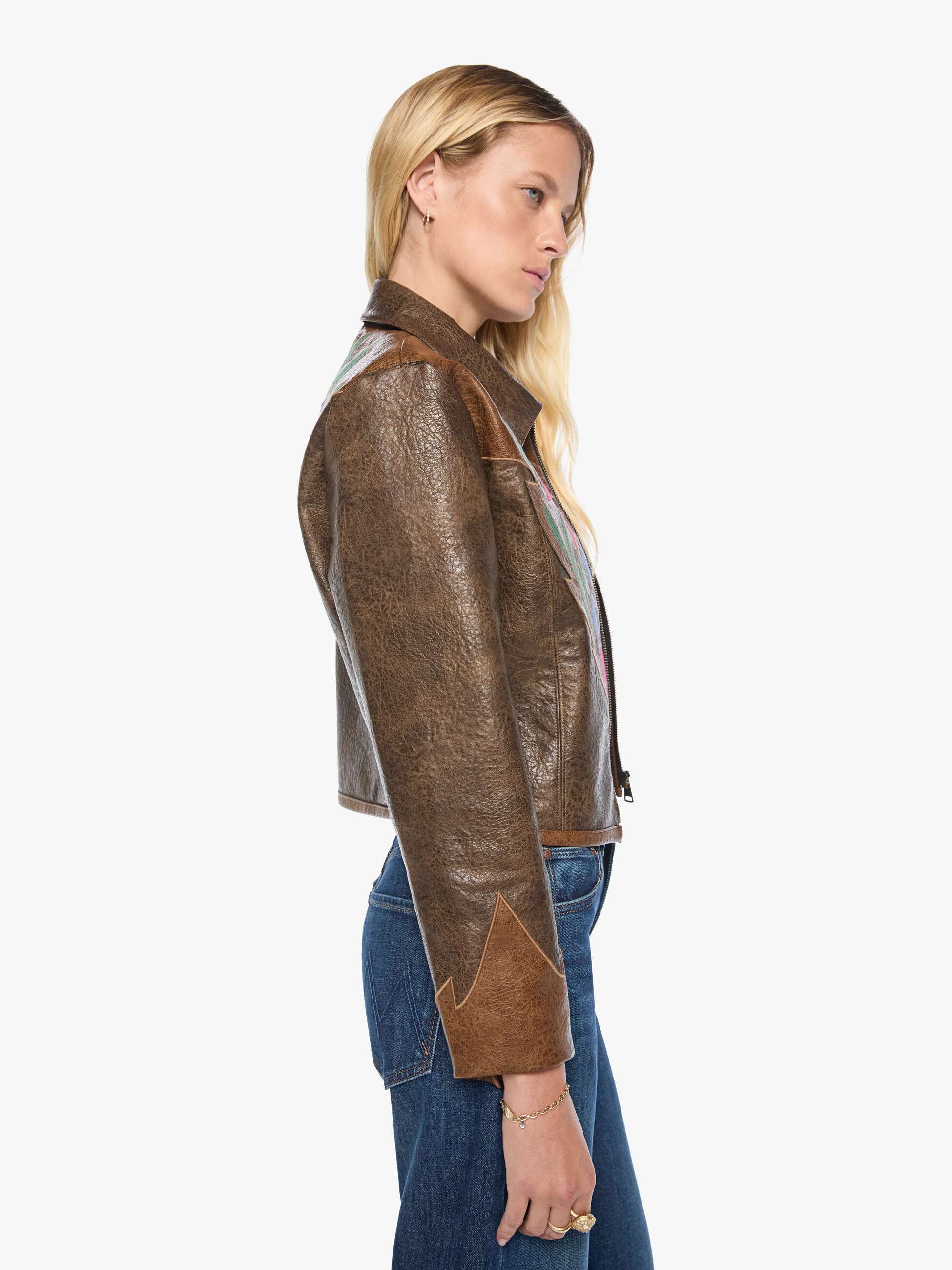 The Open Book Zip - Picante | MOTHER DENIM