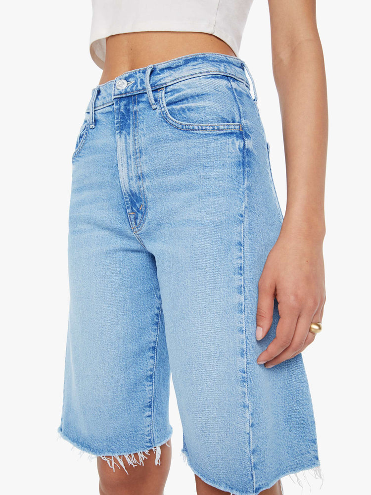 The Half-Pipe Bermuda Fray Sow Surreal MOTHER DENIM