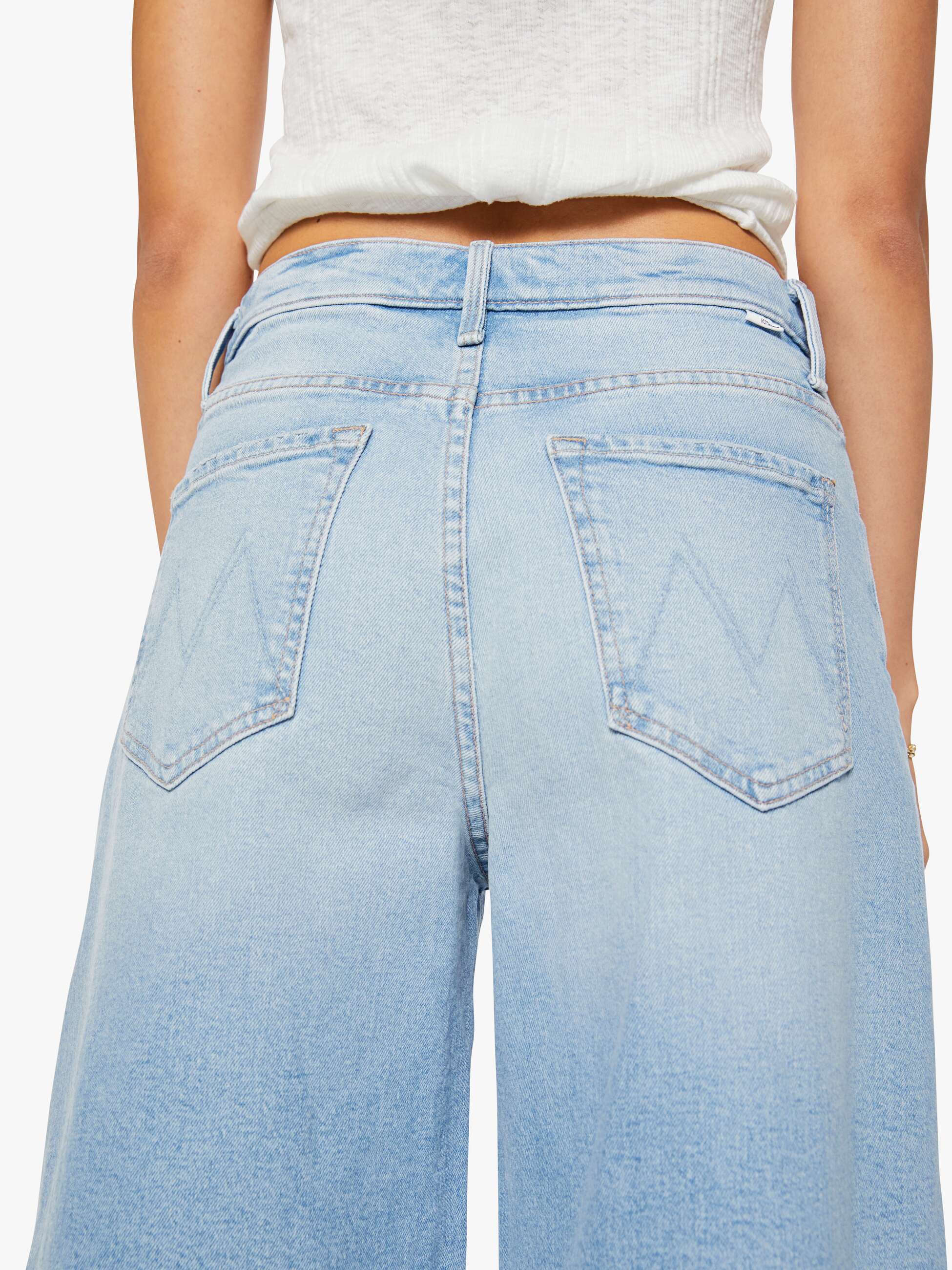 The Whole Lot Zip Fray - Fringe Benefits | MOTHER DENIM