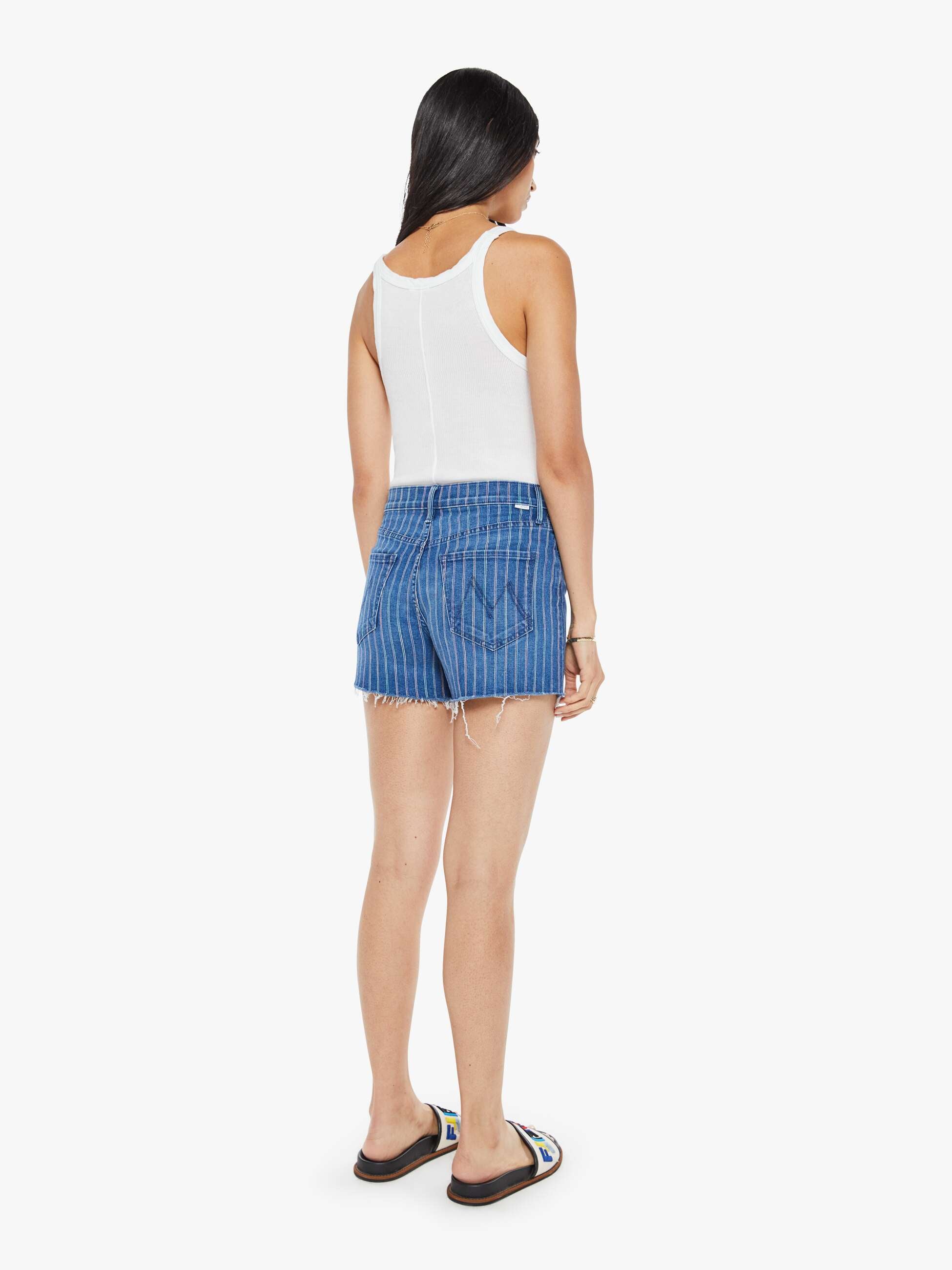 The Skipper Short N' Long Fray - Sunglass Strolling | MOTHER DENIM