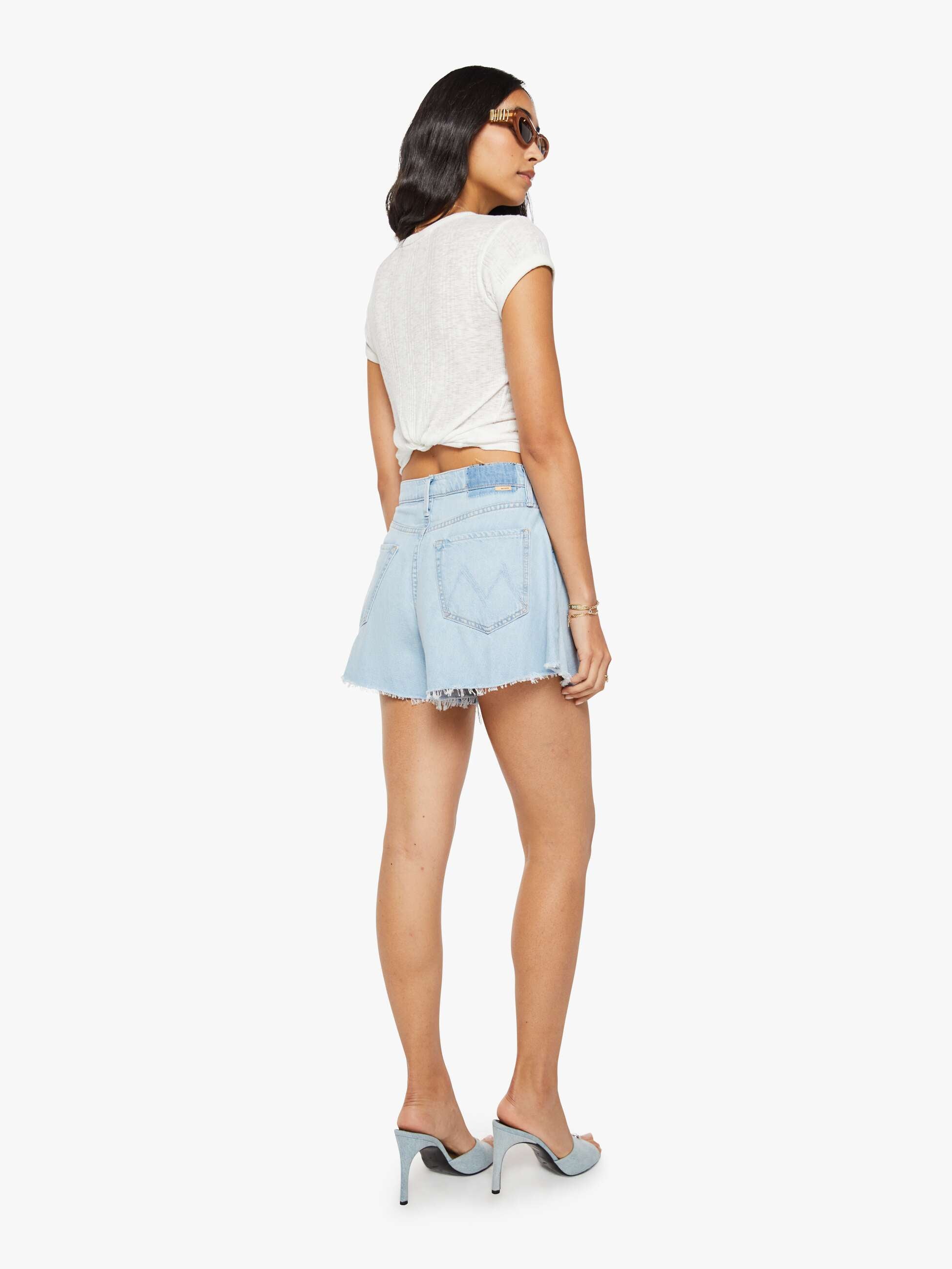 The Flutter Short Fray - Shaken Not Stirred | MOTHER DENIM