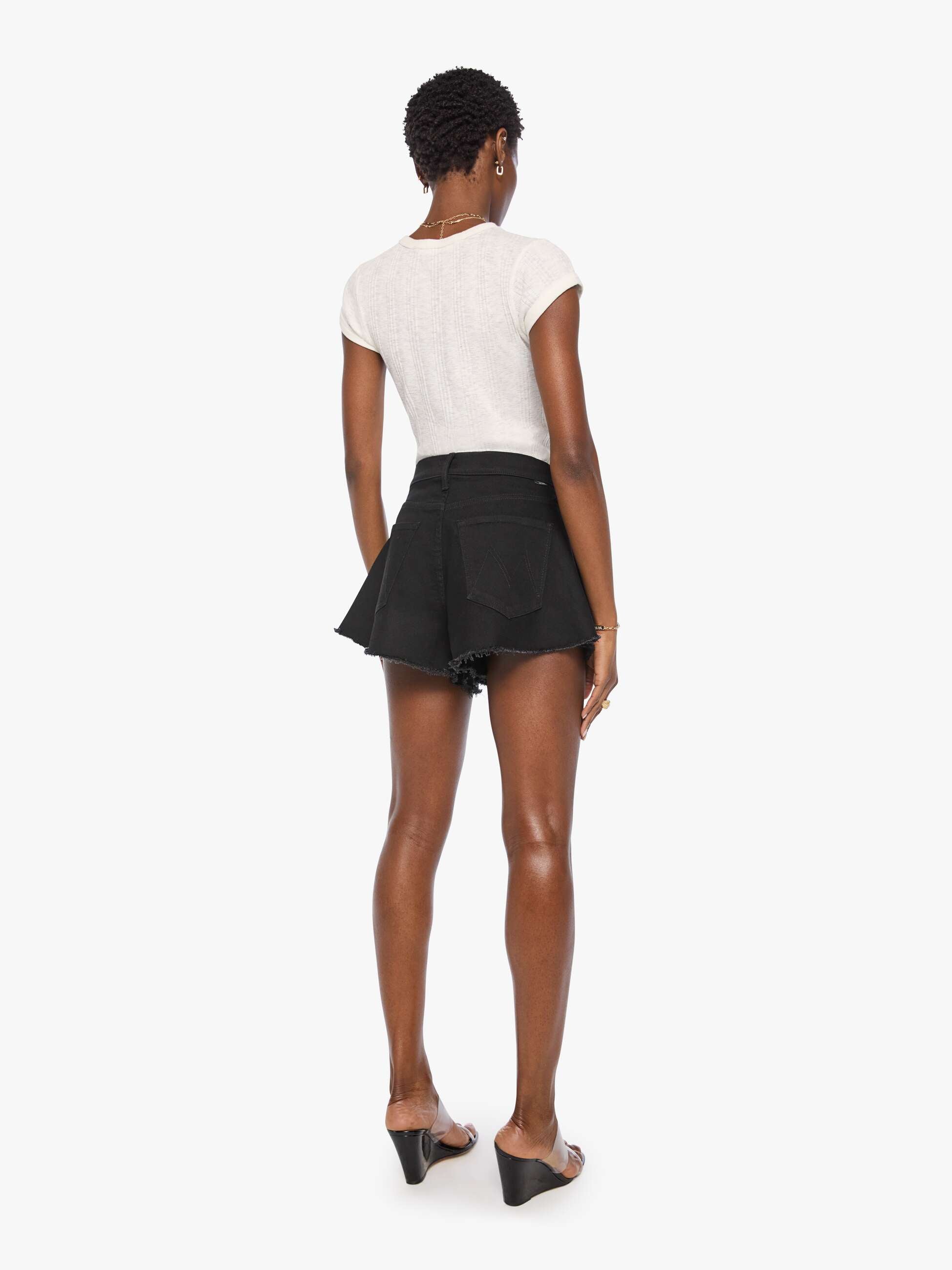 The Flutter Short Fray - Nighty Night | MOTHER DENIM
