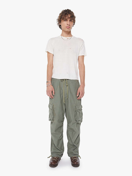 The Base Jumper -Sir, Yes Sir Military Green | MOTHER DENIM
