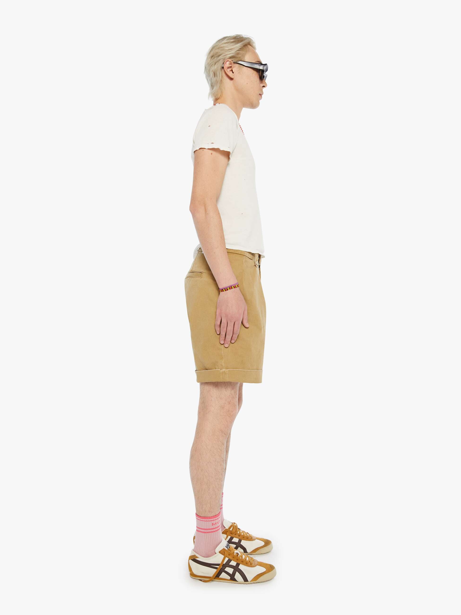 The Head Honcho Short - Khaki | MOTHER DENIM