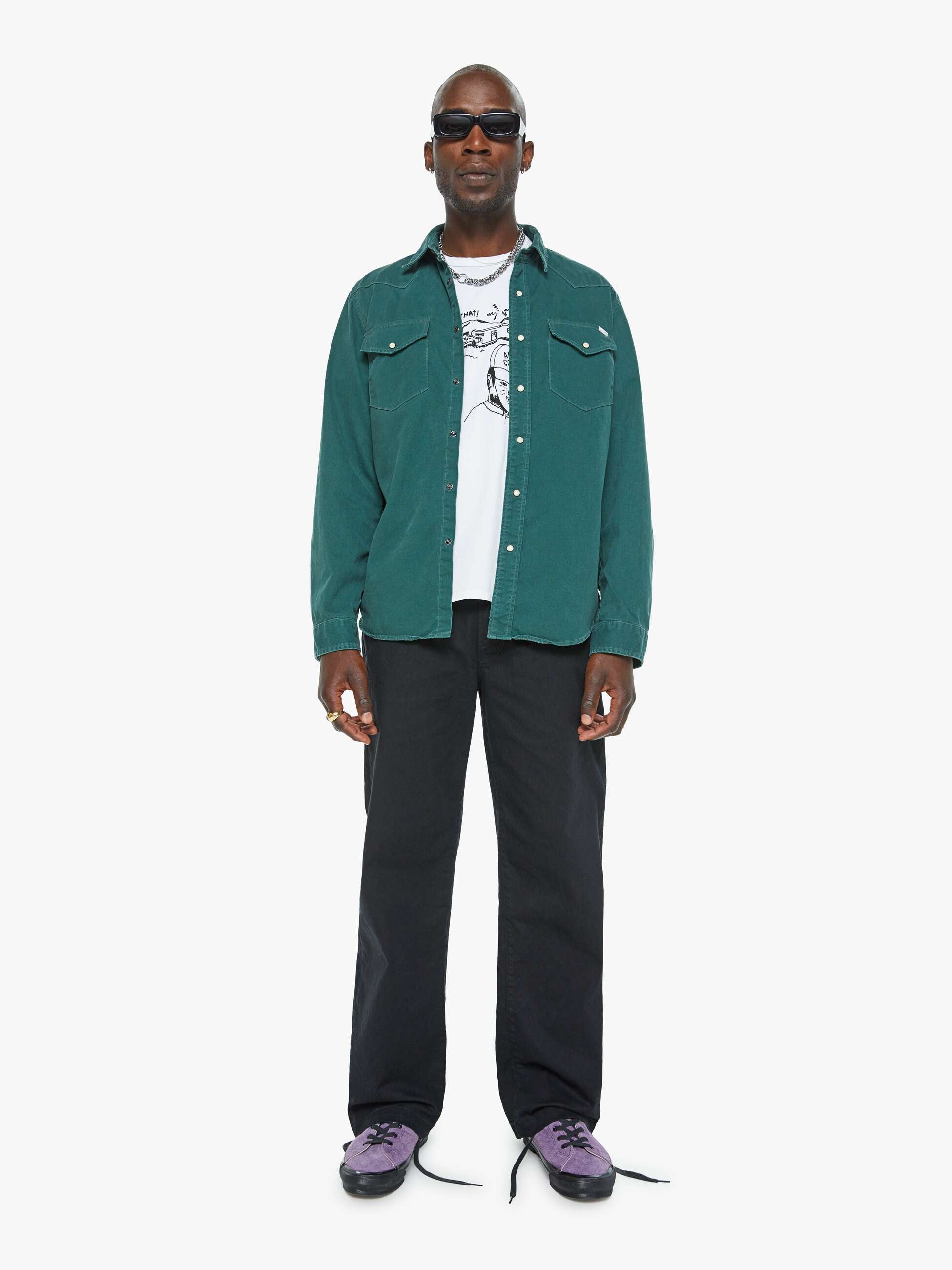 DENHAM 2024年モデル 美品 XL MARS DENIM SHIRT 6021-1655-AMN_VW-A-