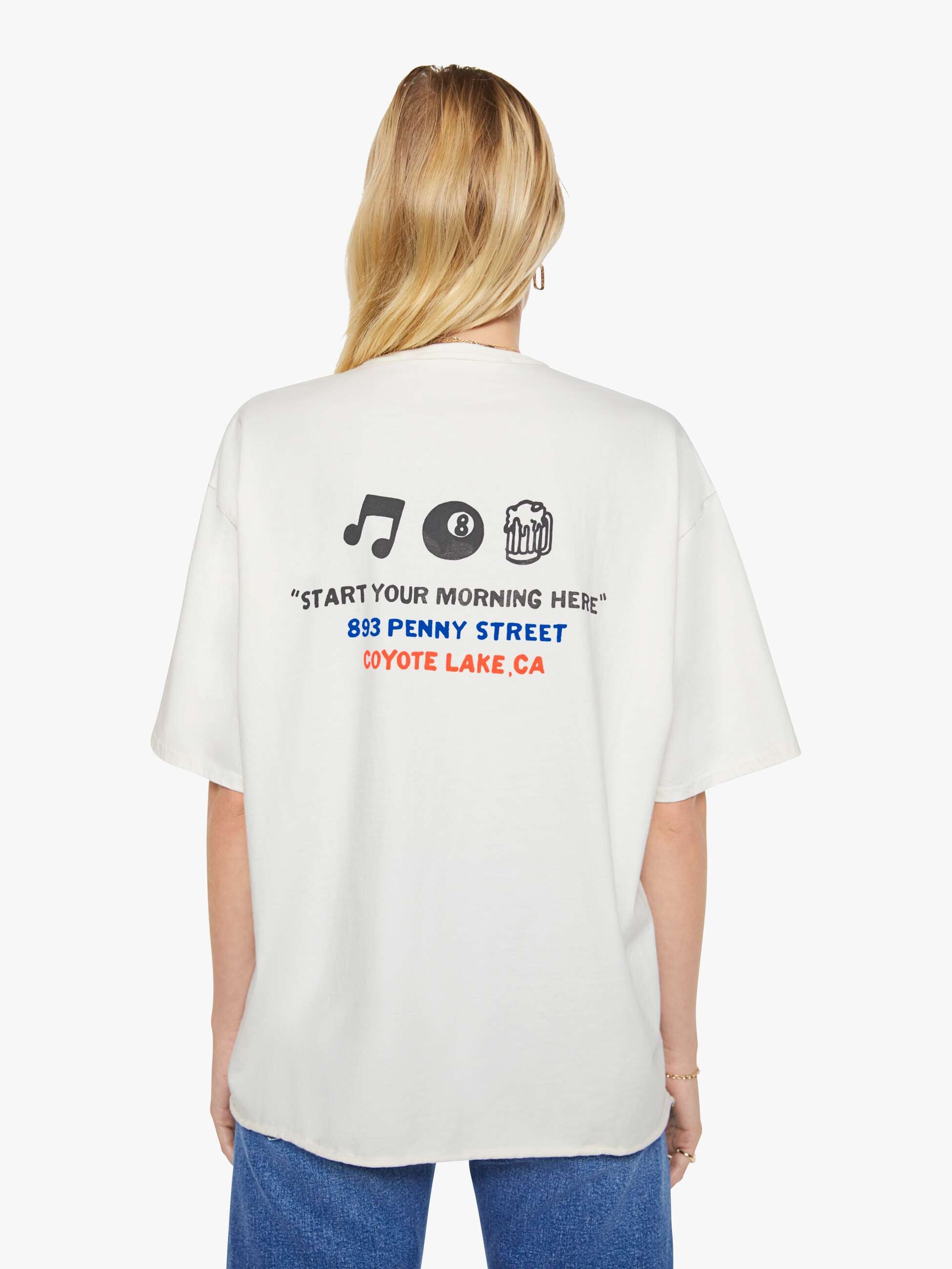 The Cut Off Coops Tee - Lake Lounge | MOTHER DENIM