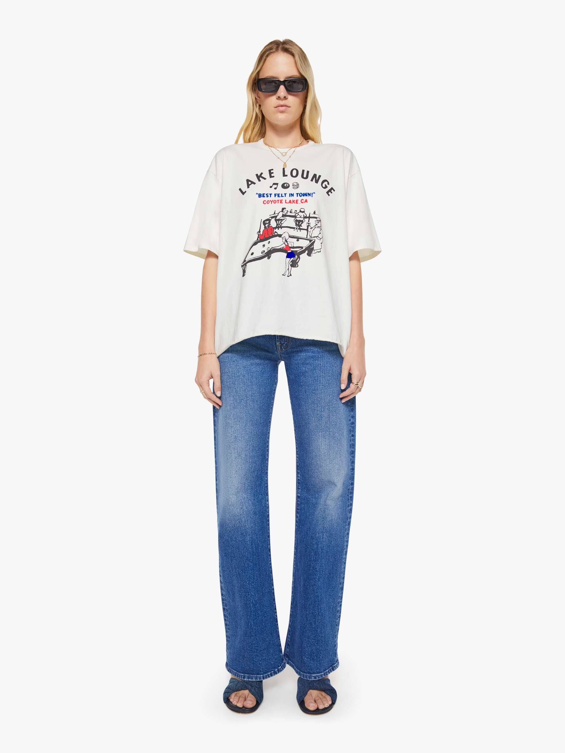 The Cut Off Coops Tee - Lake Lounge | MOTHER DENIM