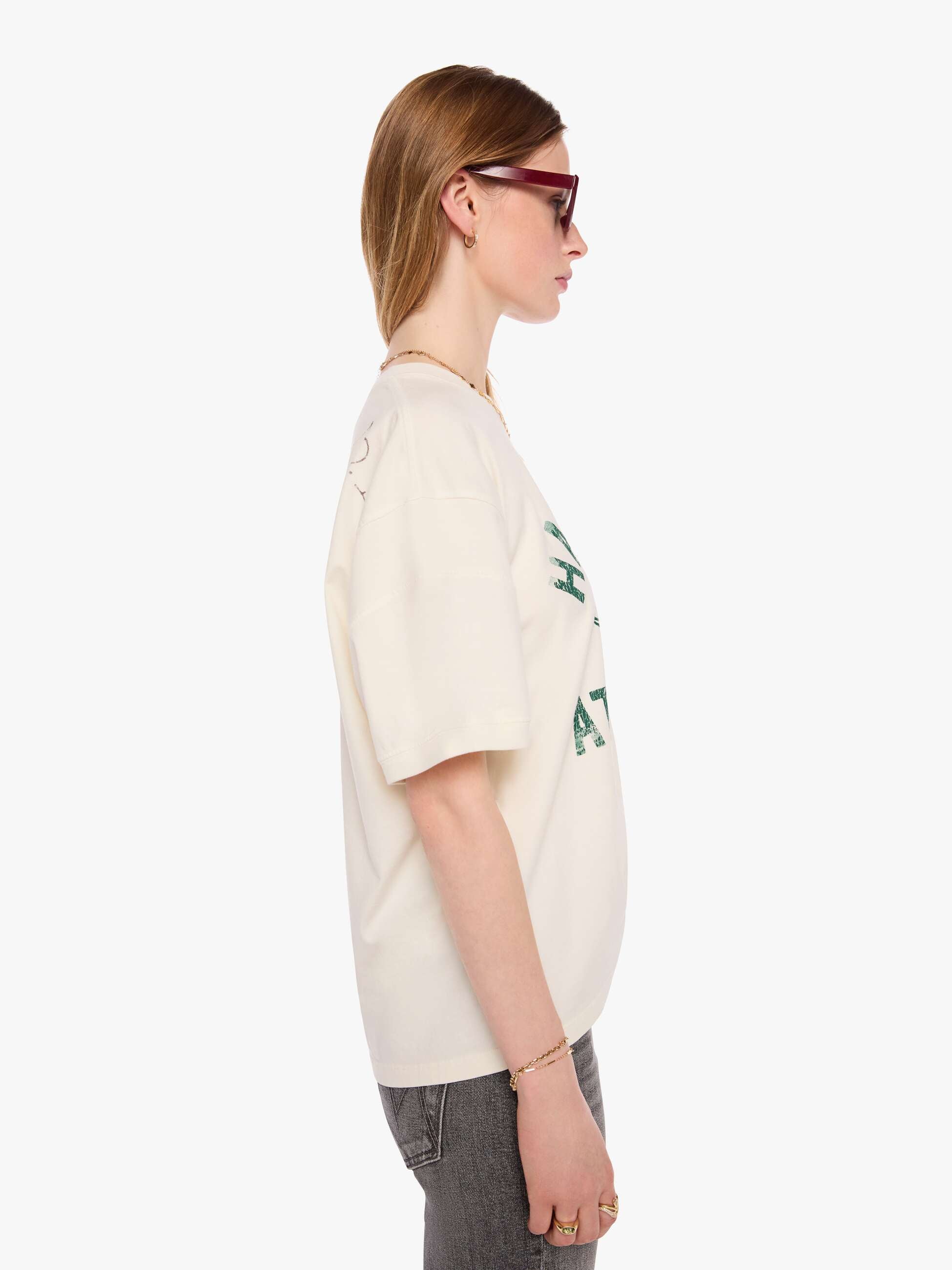 MadeWorn Rolling Stones Tee - Vintage White | MOTHER DENIM