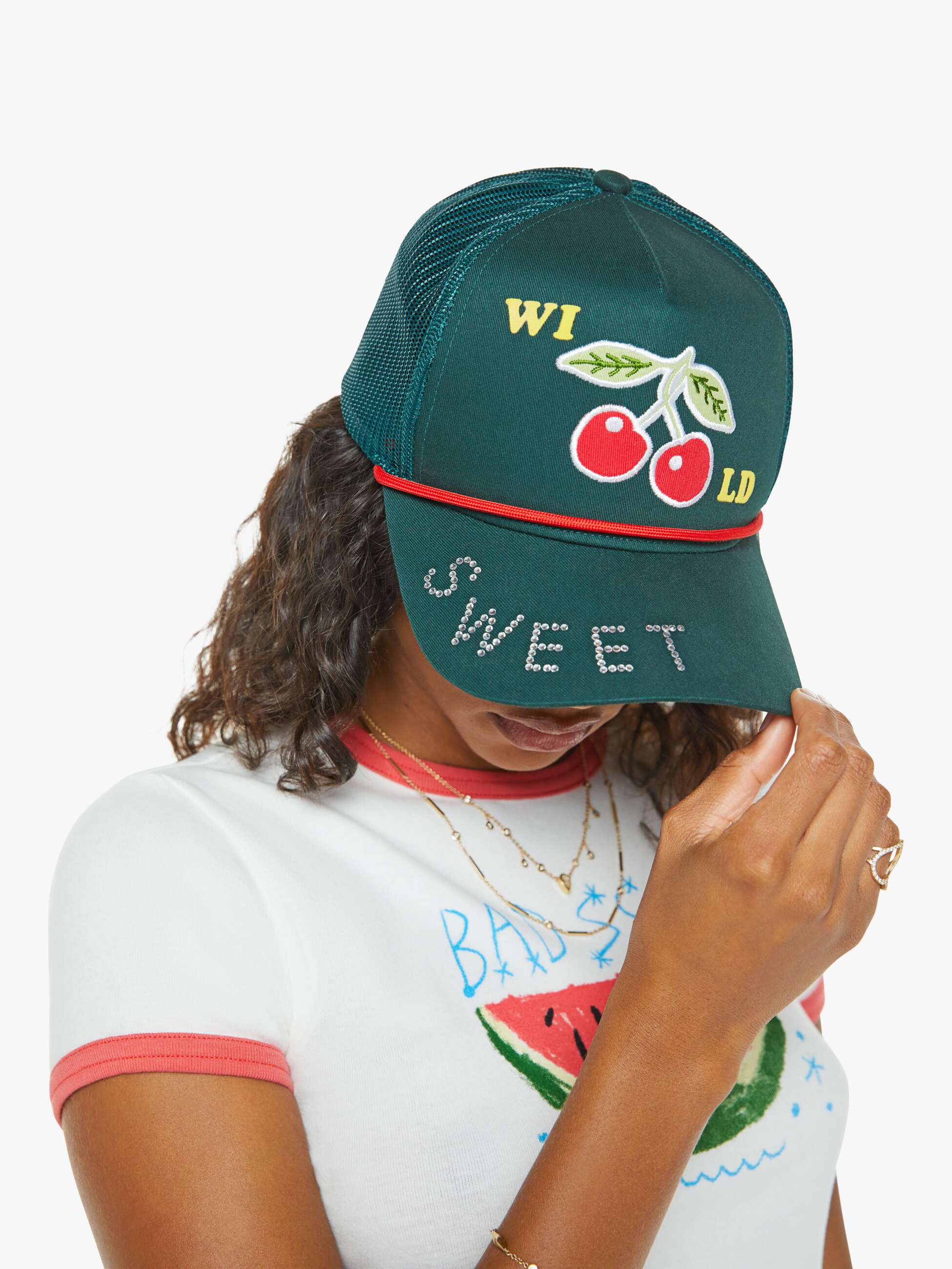 ハイジのママ　緑　ST The 10-4 - Wild Cherries | MOTHER DENIM