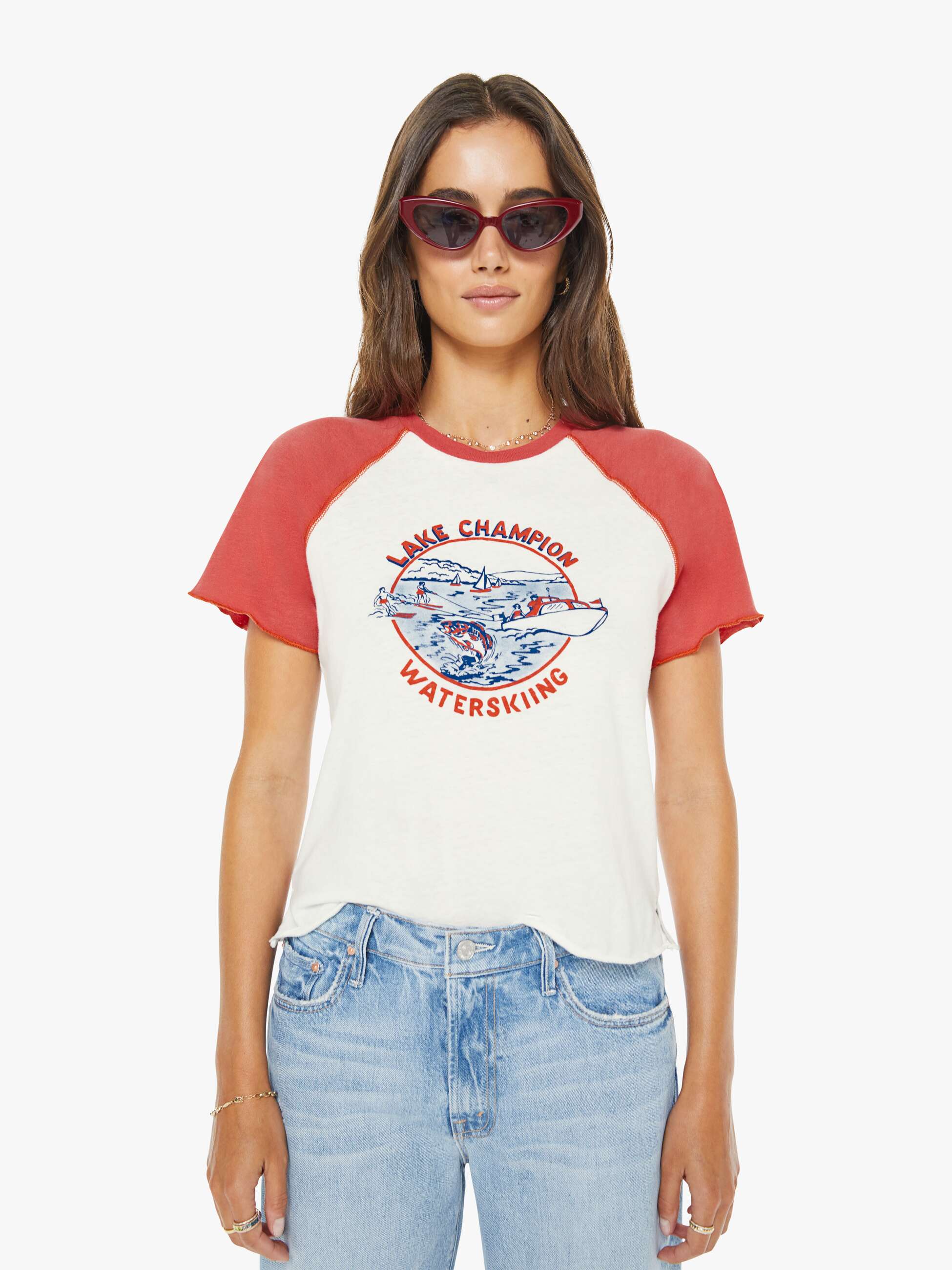 The S/S Sporty Concert Tee - Lake Champion