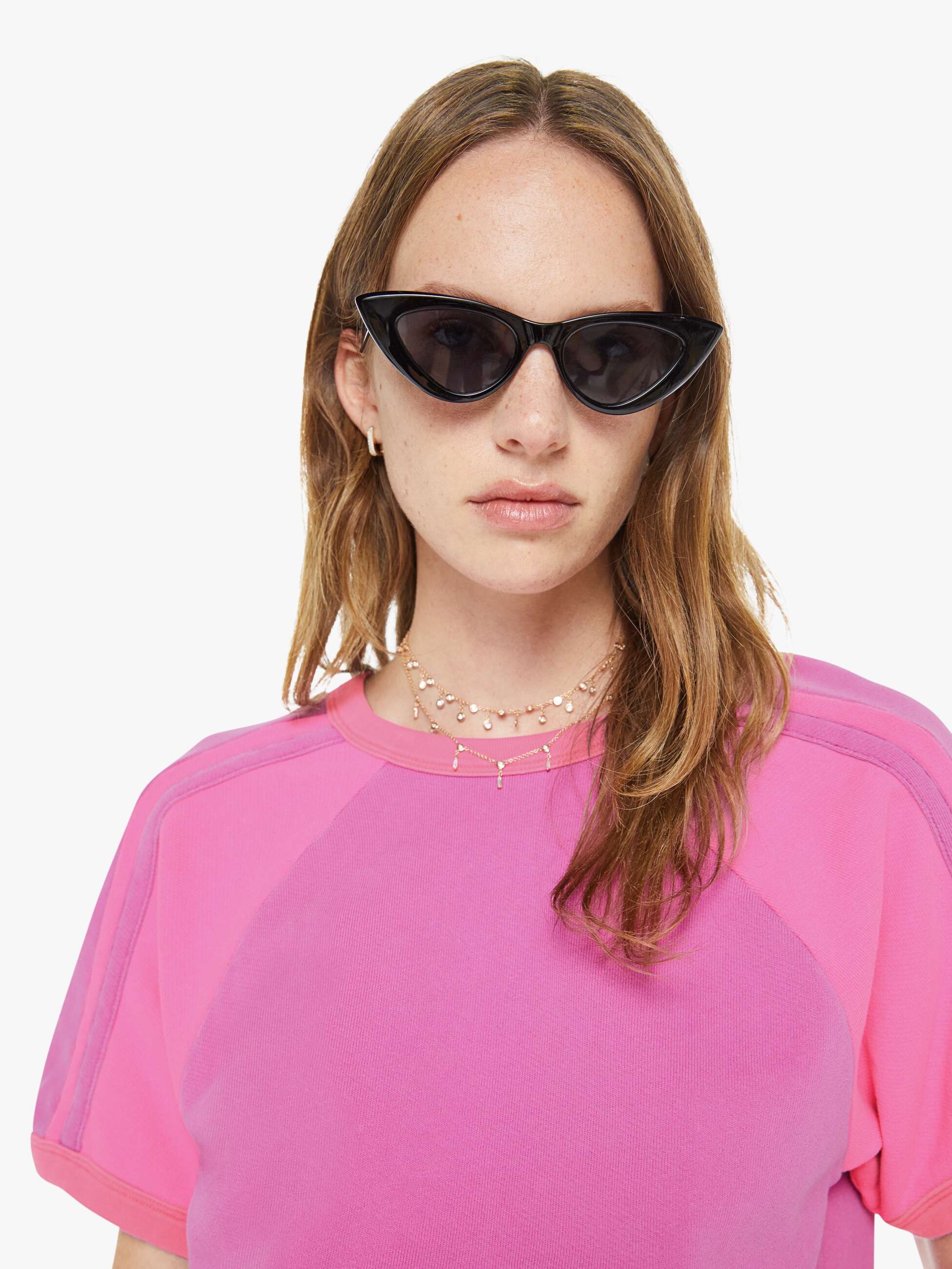 The Half Cut Square - Rose Violet | MOTHER DENIM