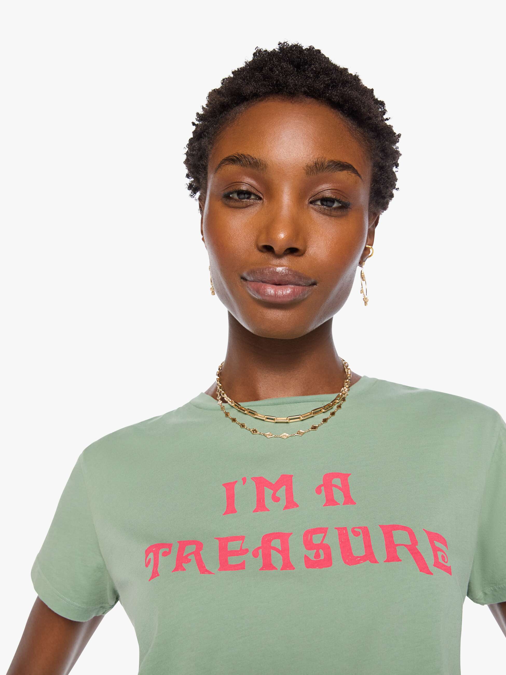 The Boxy Goodie Goodie - I'm A Treasure | MOTHER DENIM