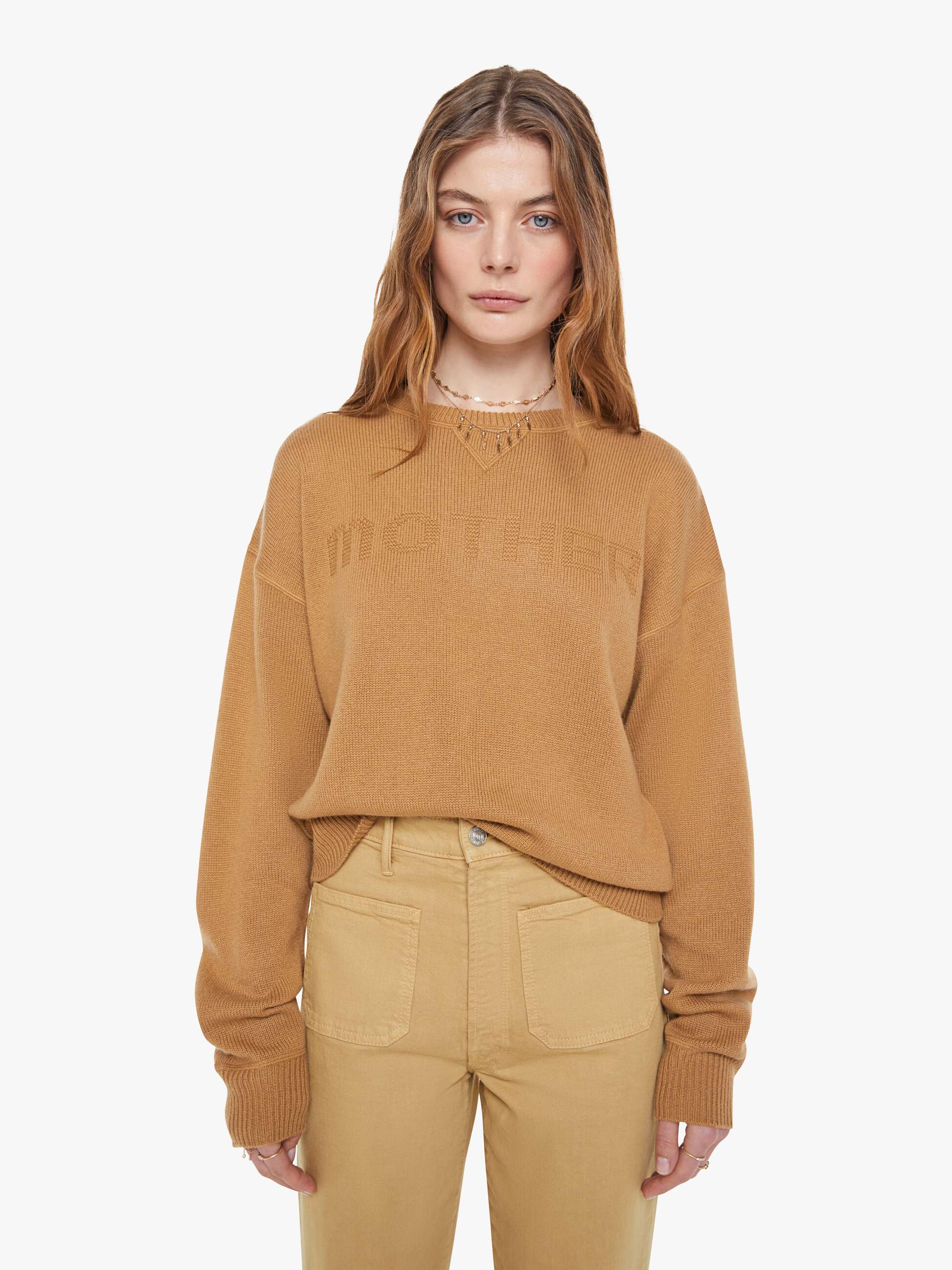 The Logo Jumper - Camel