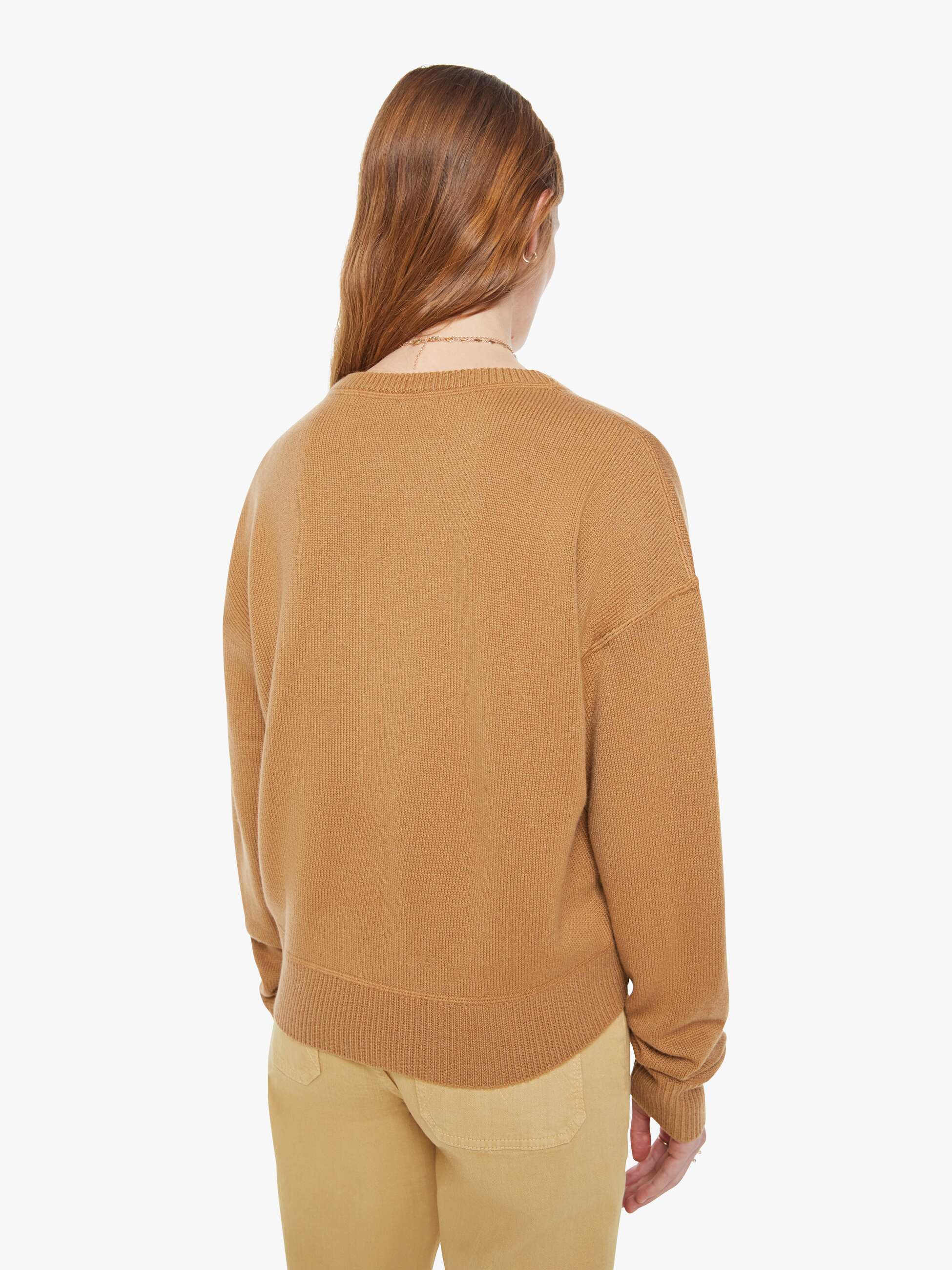 The Logo Jumper - Camel | MOTHER DENIM