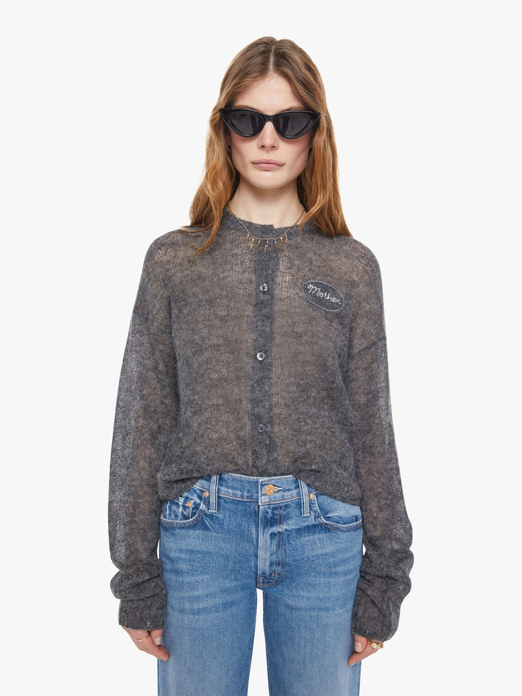 The Crop Cardigan - Grey