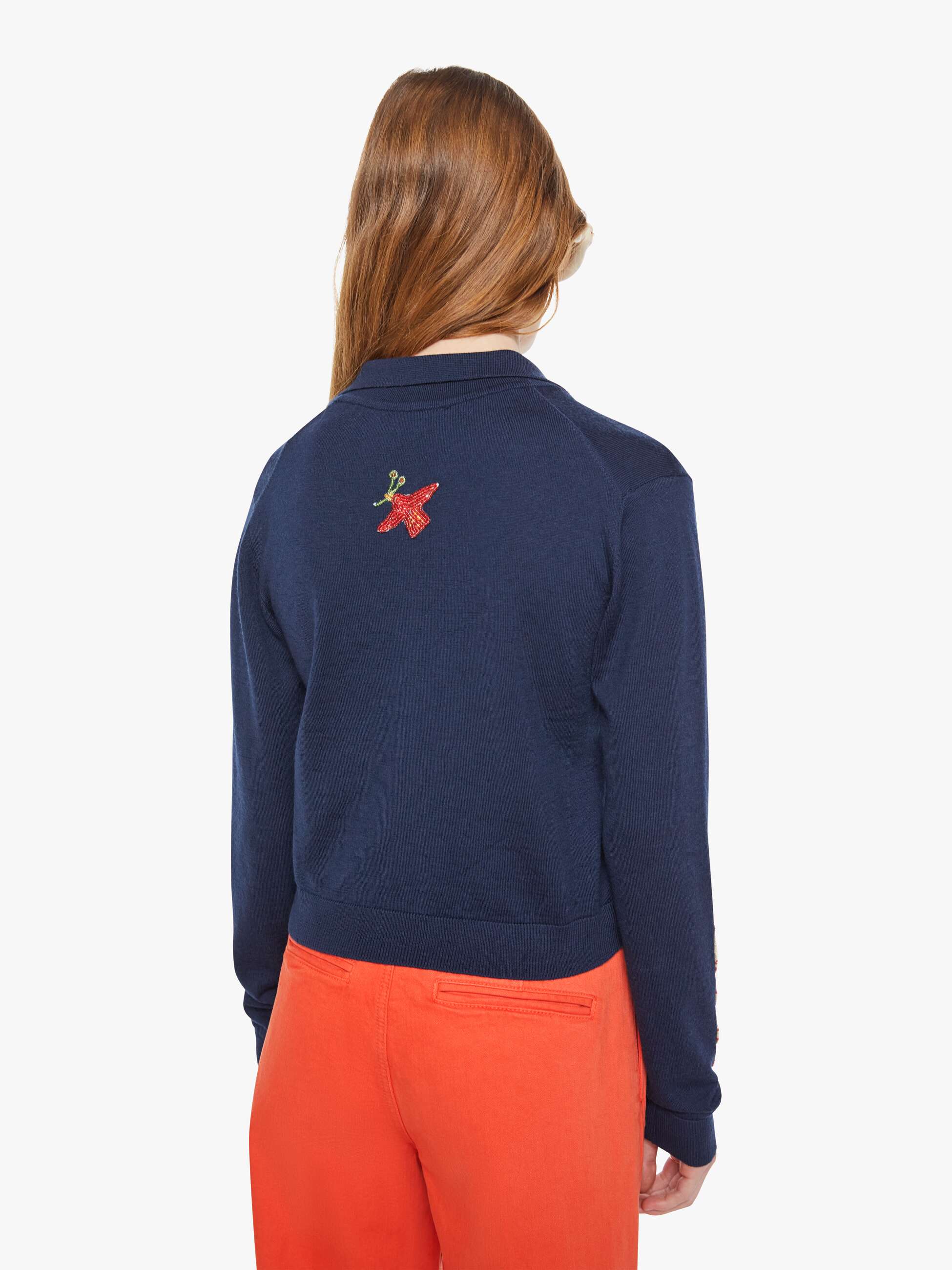 ティム・バーバー MYSTIC HEATHER AND VIRGIN  The Racquet Cardigan - Real Charmer | MOTHER DENIM