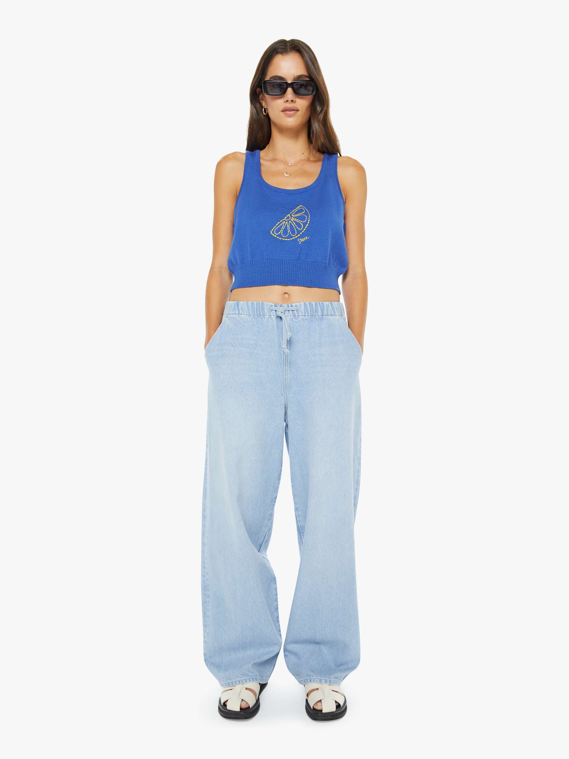 The Relaxed Tank - Open Table | MOTHER DENIM