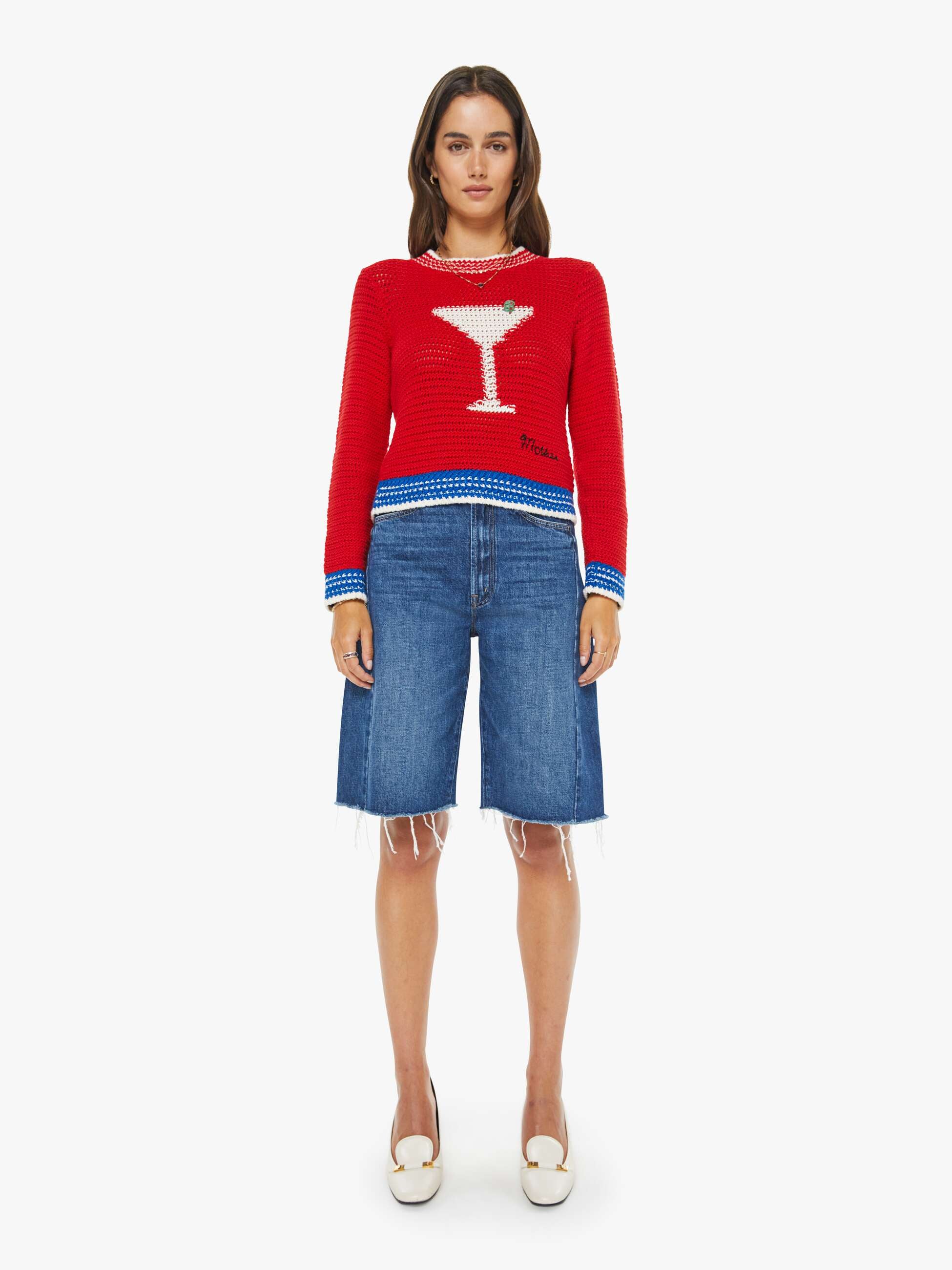 The Mini Pullover - Bottoms Up | MOTHER DENIM