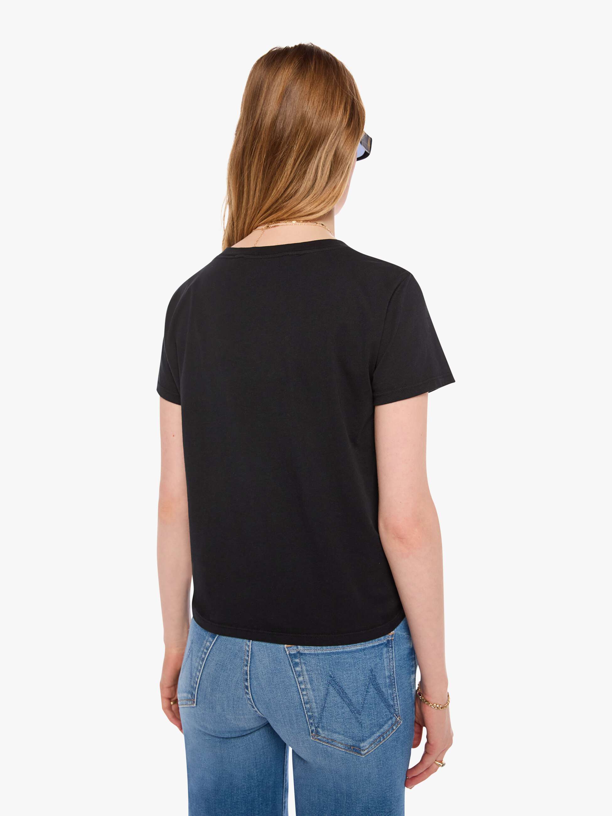 The Lil Goodie Goodie - Black | MOTHER DENIM