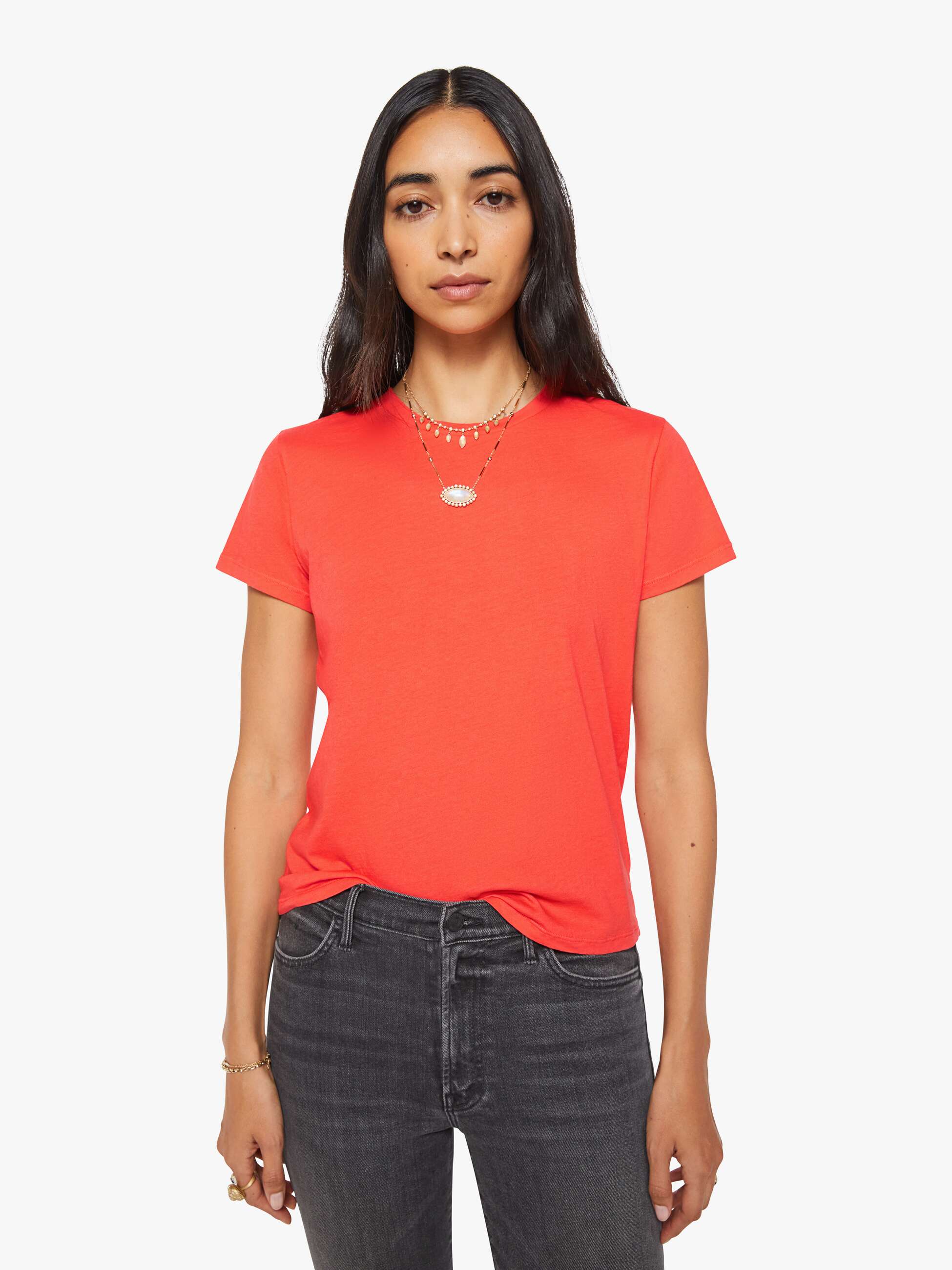 The Lil Goodie Goodie - Mandarin Red