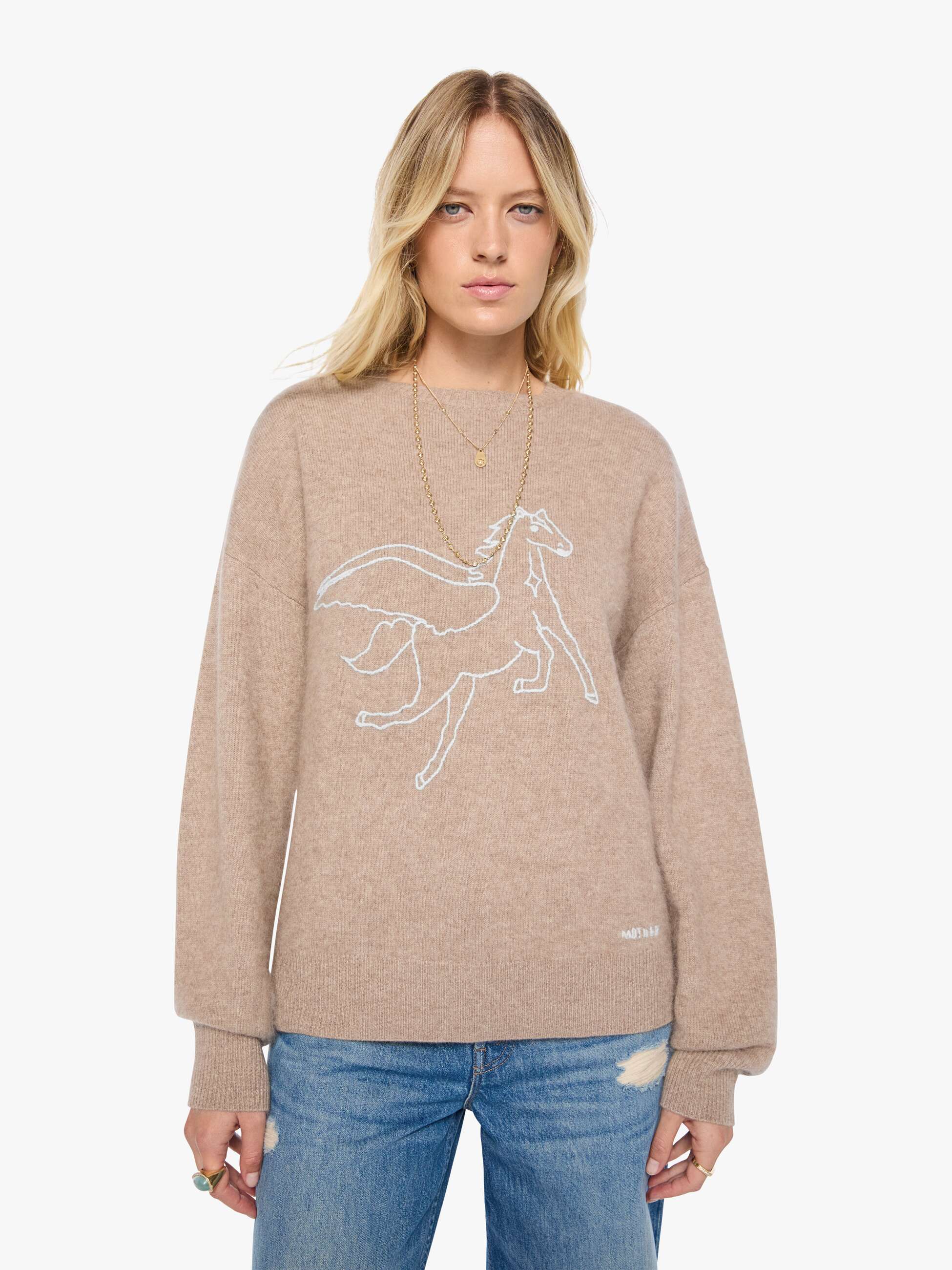 The Biggie Jumper - Wheat