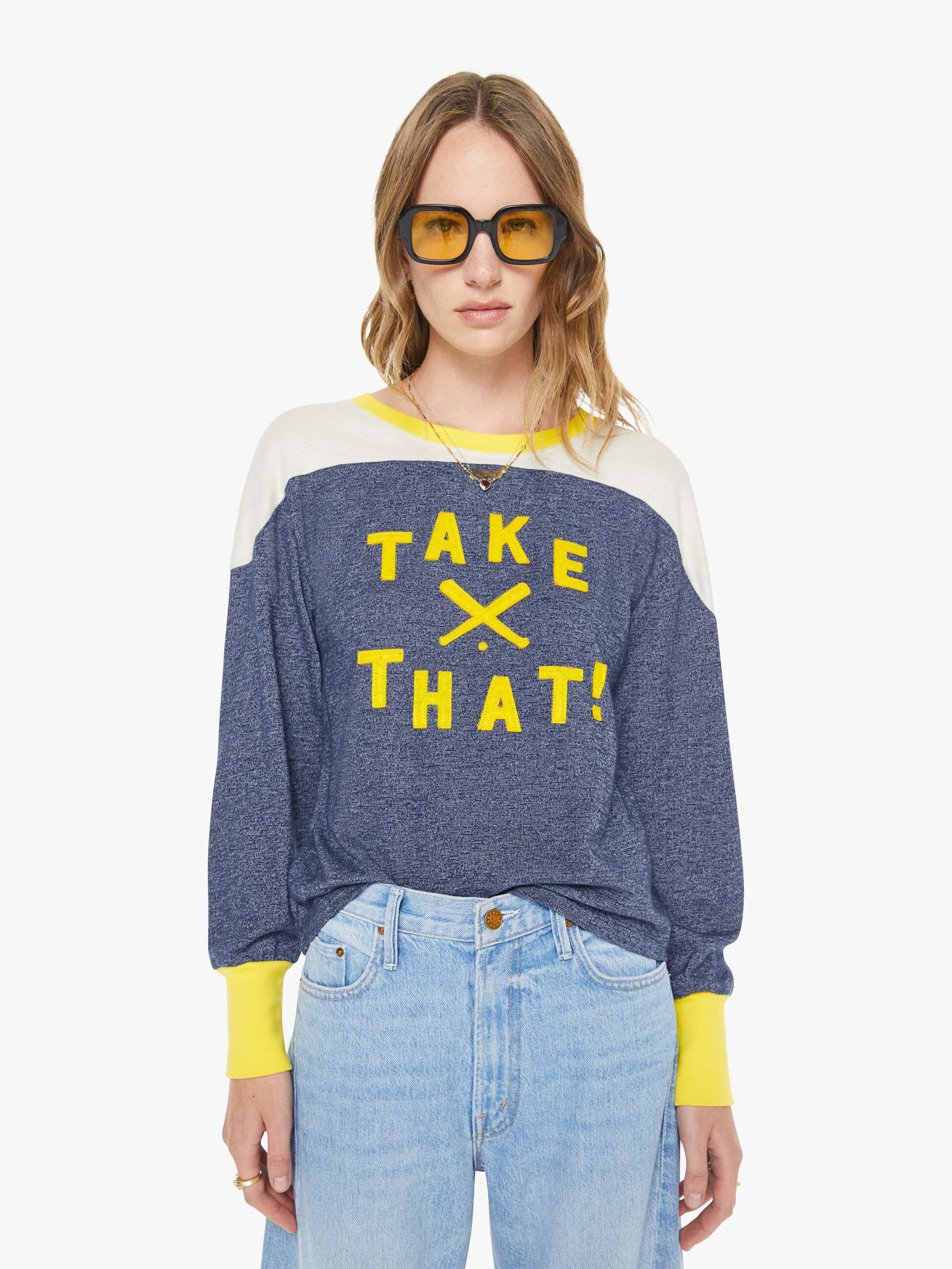 PETITES The Lil Lemon Twist Sneak - Munchies | MOTHER DENIM