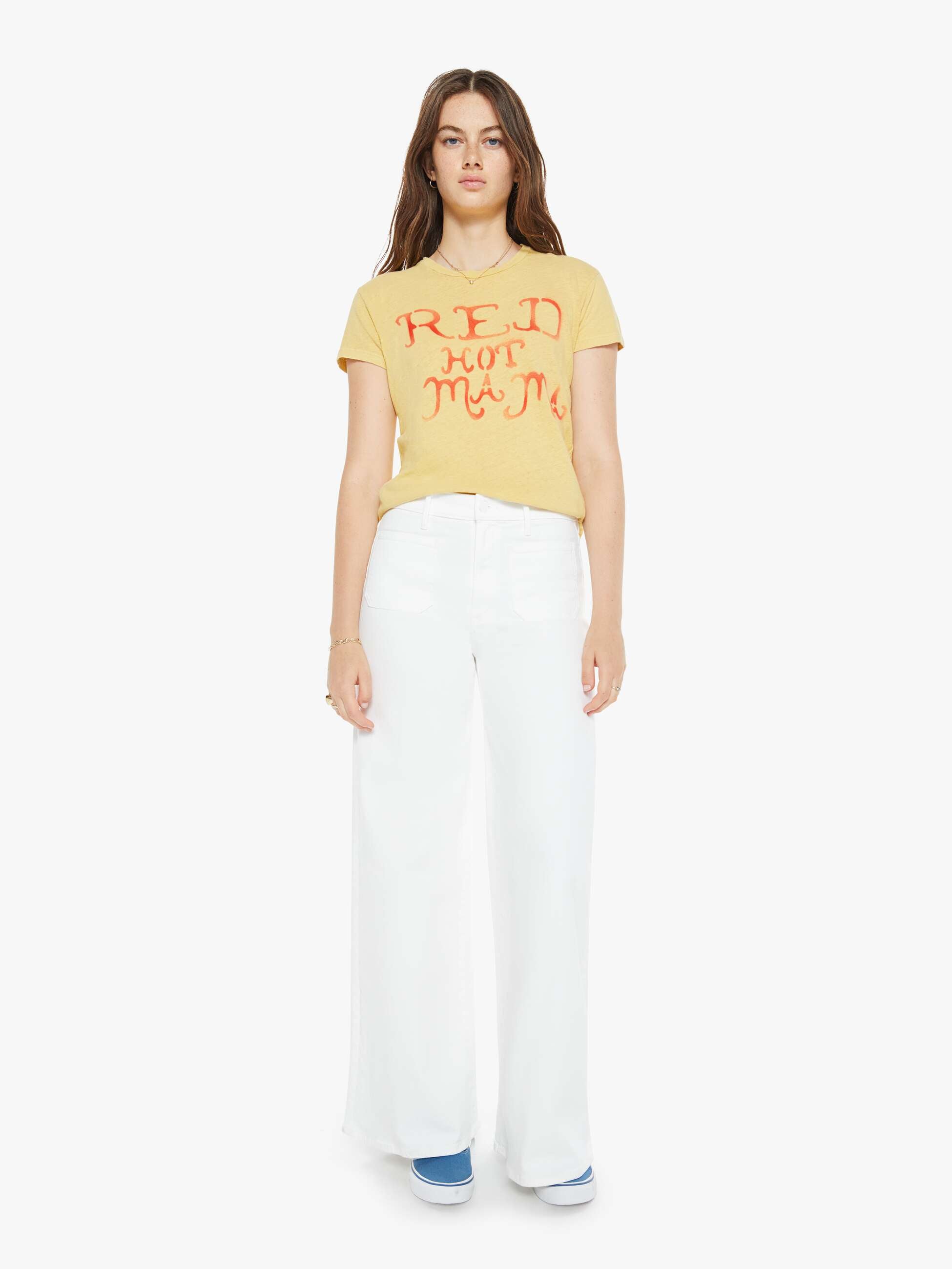 The Sinful - Red Hot Mama | MOTHER DENIM