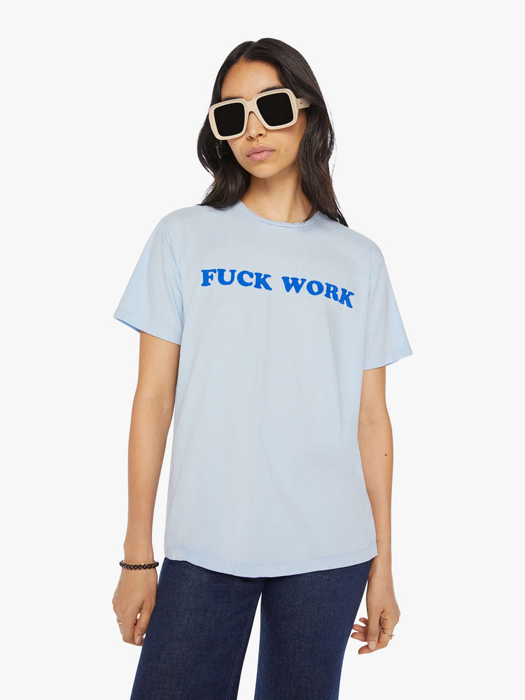 Mother The Rowdy F Work T-Shirt