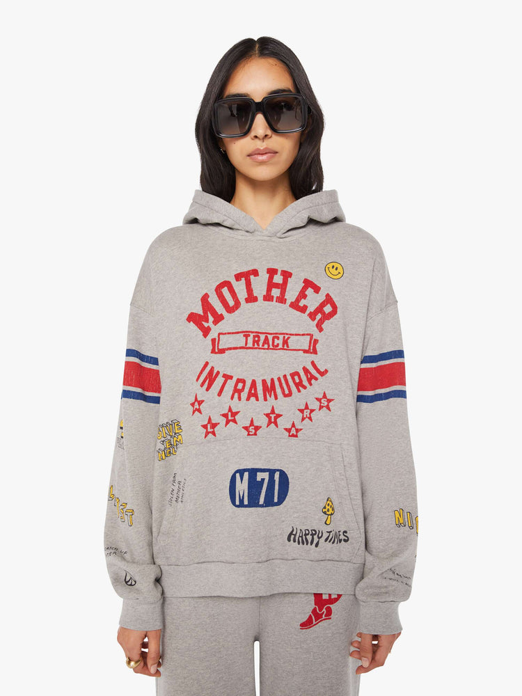 The Big Deal Hoodie Fazed Out MOTHER DENIM