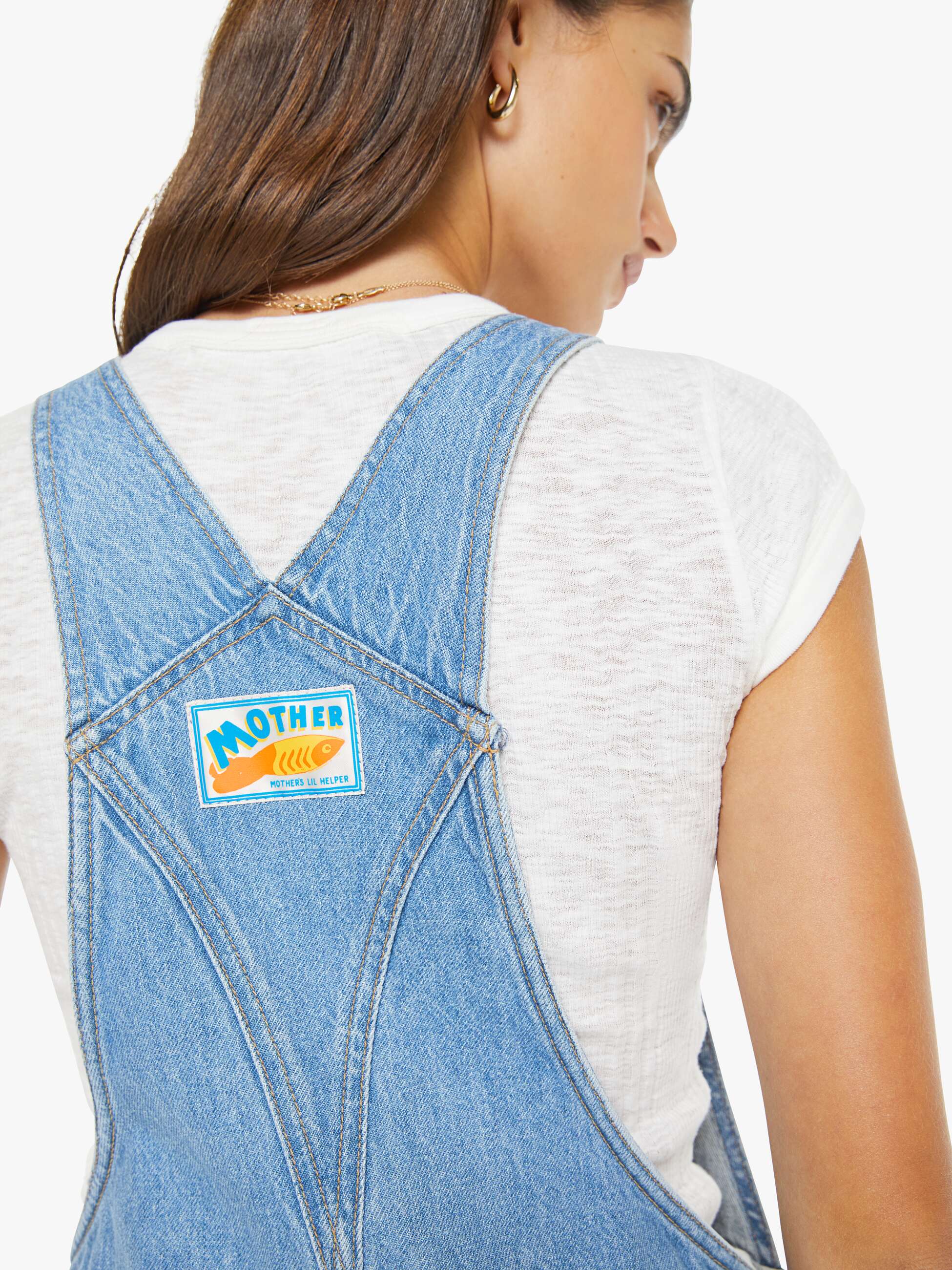 The Half-Pipe Overall Ankle - Last Bite | MOTHER DENIM