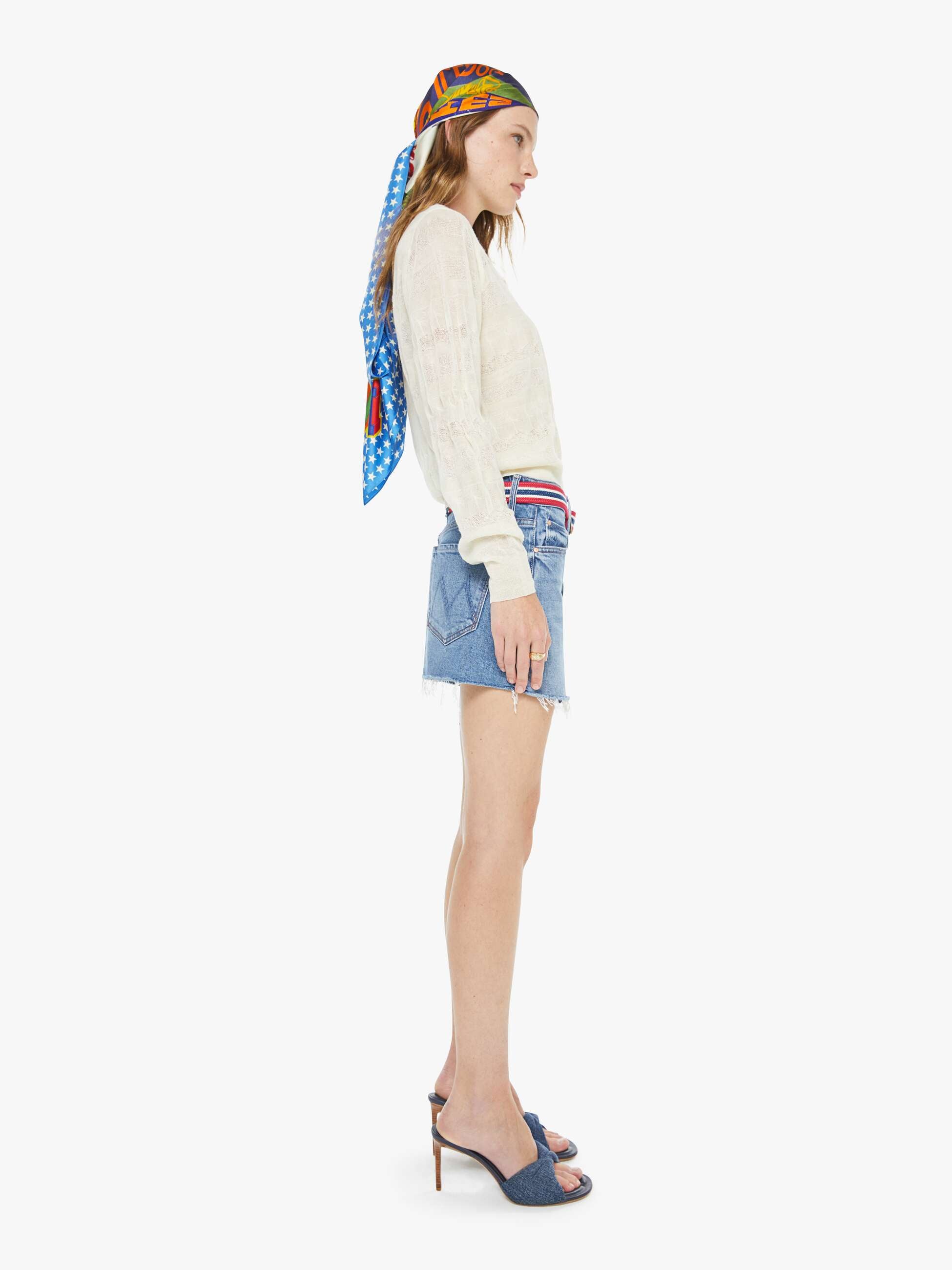 The Ditcher Mini Fray - Heads Or Tails | MOTHER DENIM