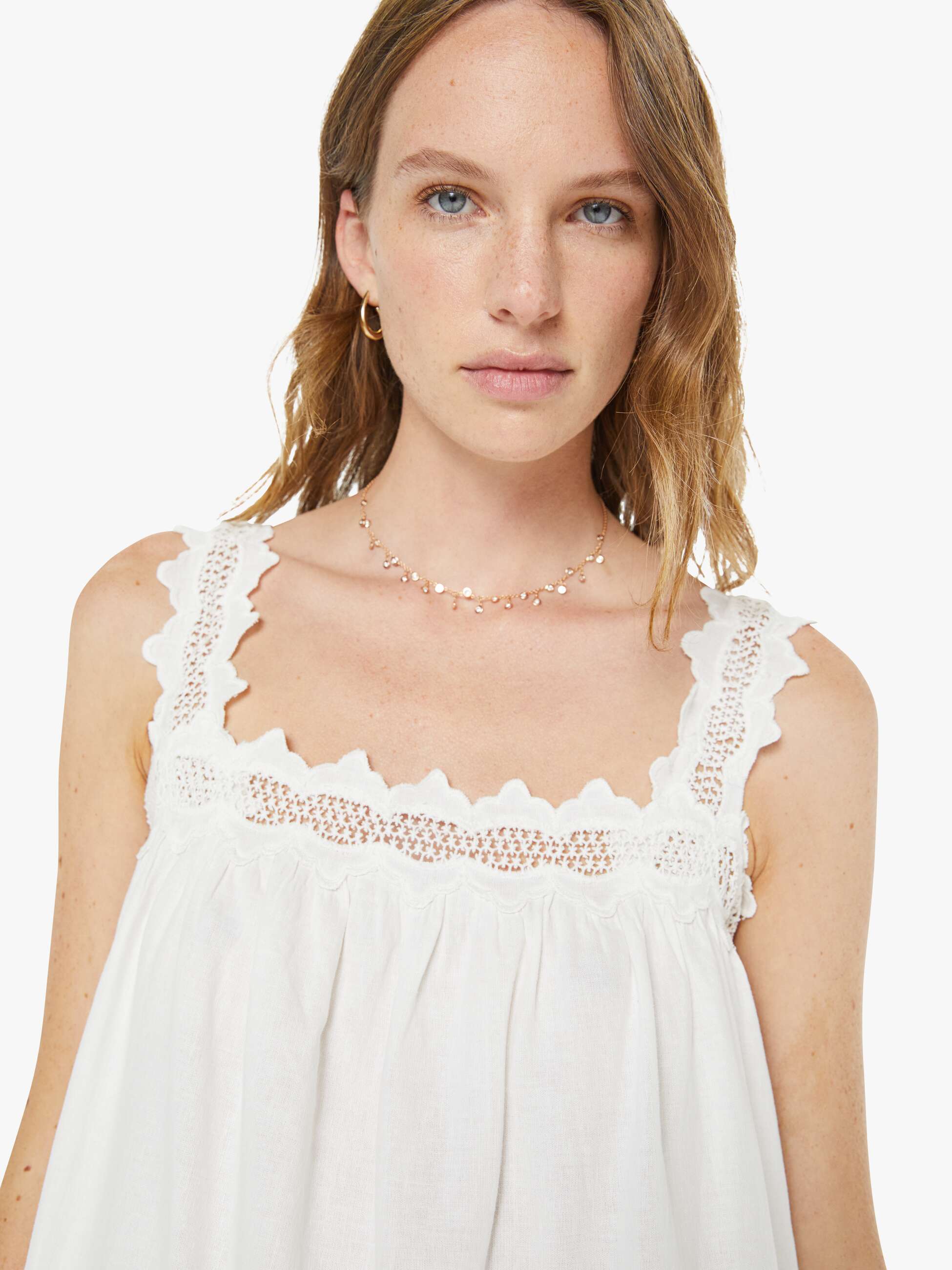 The Lullaby Maxi - Marshmallow | MOTHER DENIM