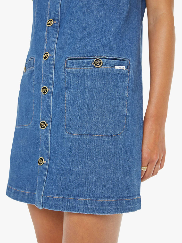 The Stashed Picky Mini Dress - Whisk Me Away | MOTHER DENIM The Stashed Picky Mini Dress - Whisk Me Away | MOTHER DENIM