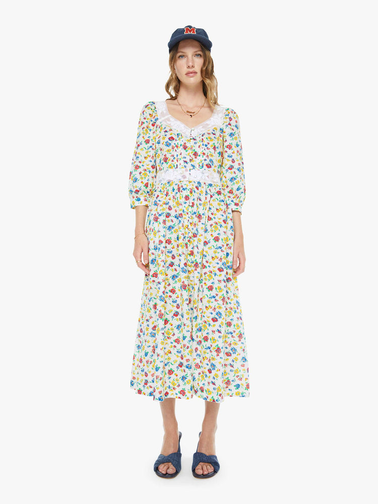 MOTHER The Love Letter Maxi Rose Bowl Skirt in Multi (also X,M,L,XL) MOTHER The Love Letter Maxi Rose Bowl Skirt in Multi (also X,M,L,XL)