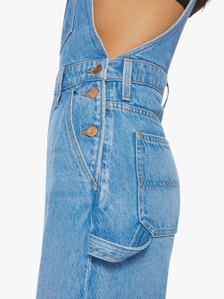 SNACKS! The Sugar Cone Overall Heel - All You Can Eat | MOTHER DENIM