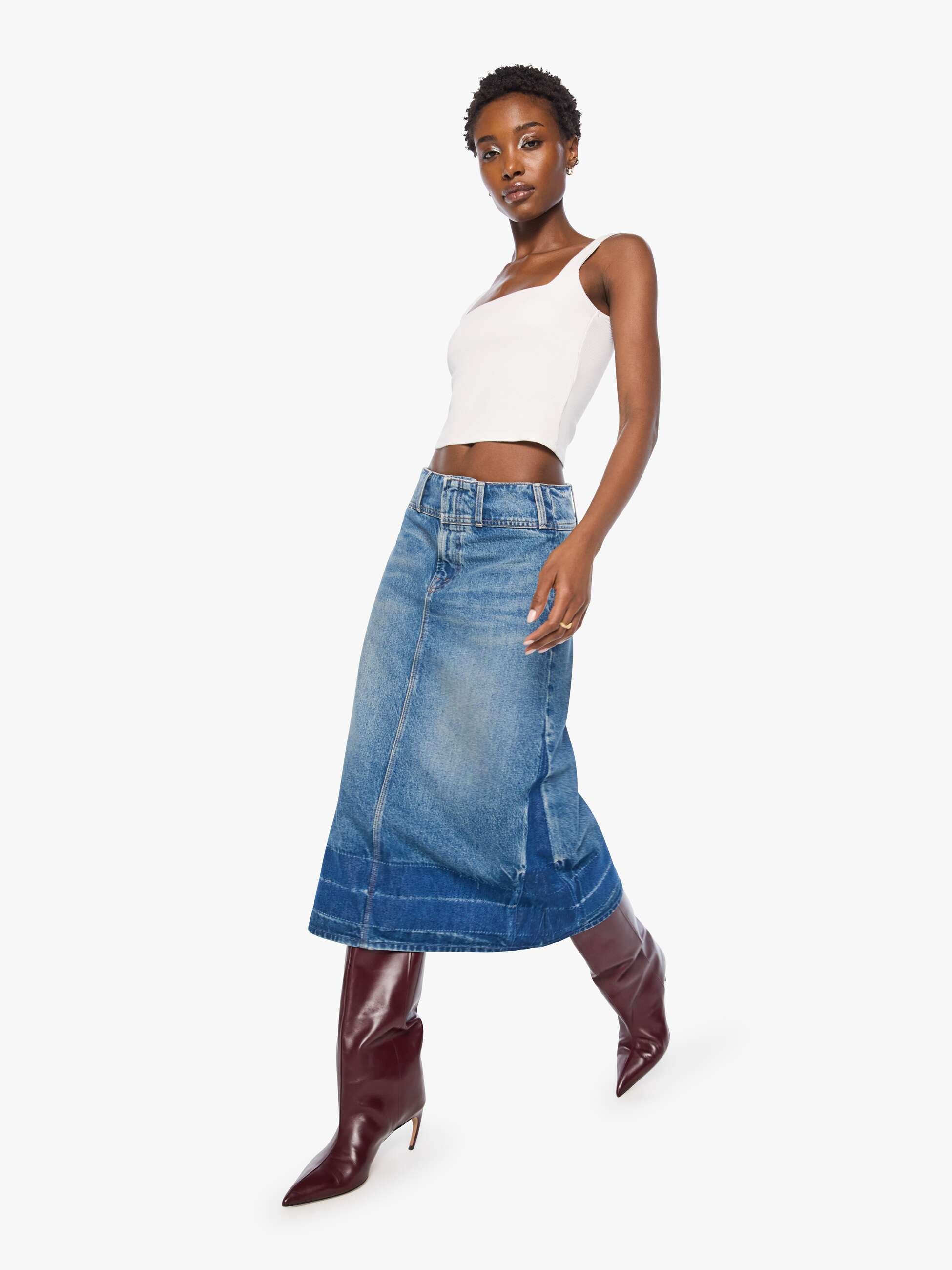 MOTHERデニム SNACKS! The Fortune Cookie Midi - Tootsie | MOTHER DENIM