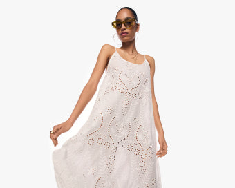 Natalie Martin Nico L/S Maxi - Midnight Burnout | MOTHER DENIM