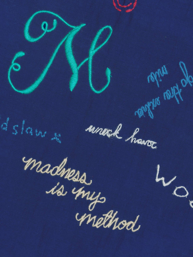 Swatch square scarf designed to be worn around the neck, on your head or tied on a bag.