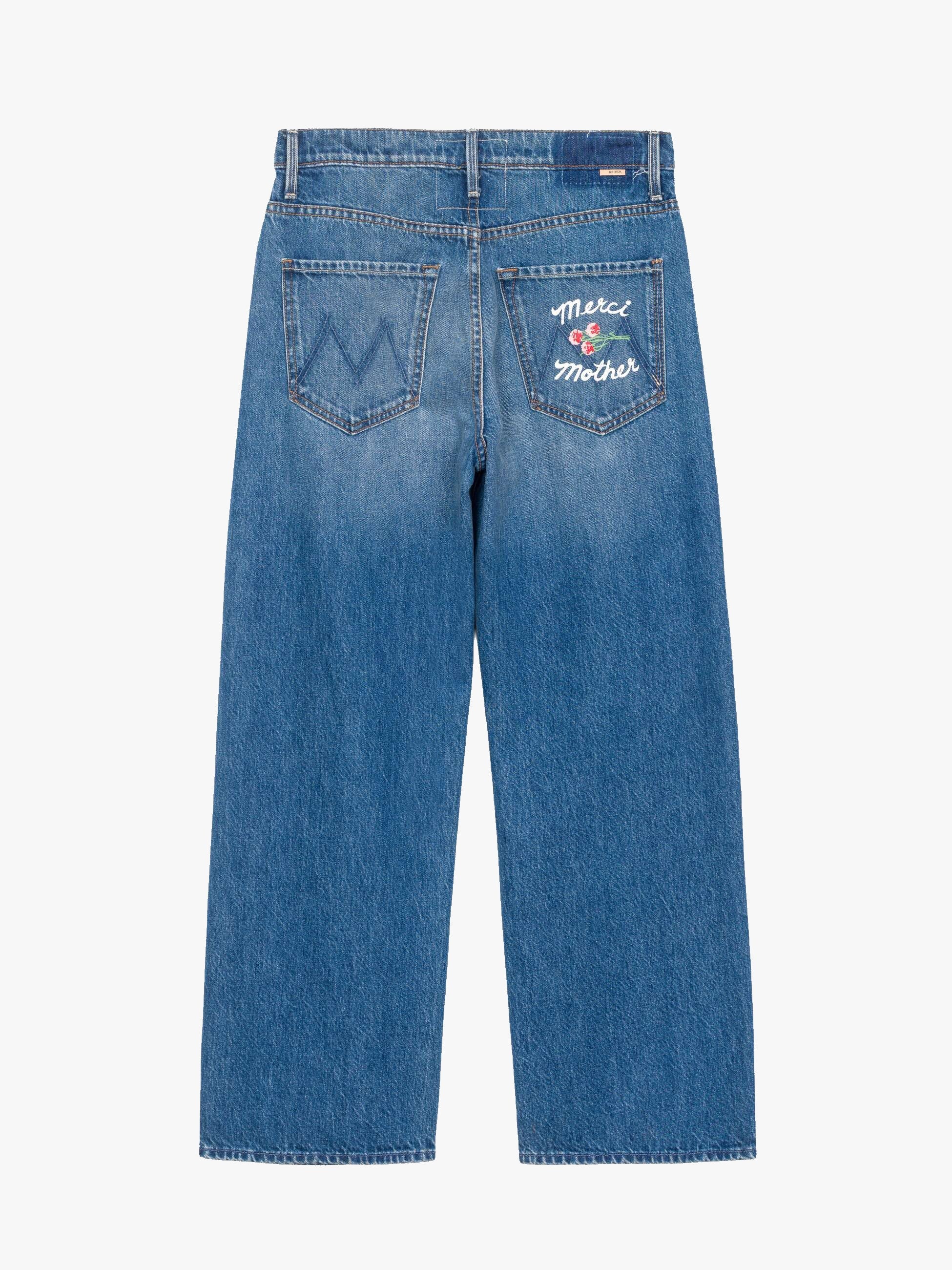Merci x MOTHER The Dodger Ankle - Green Thumb