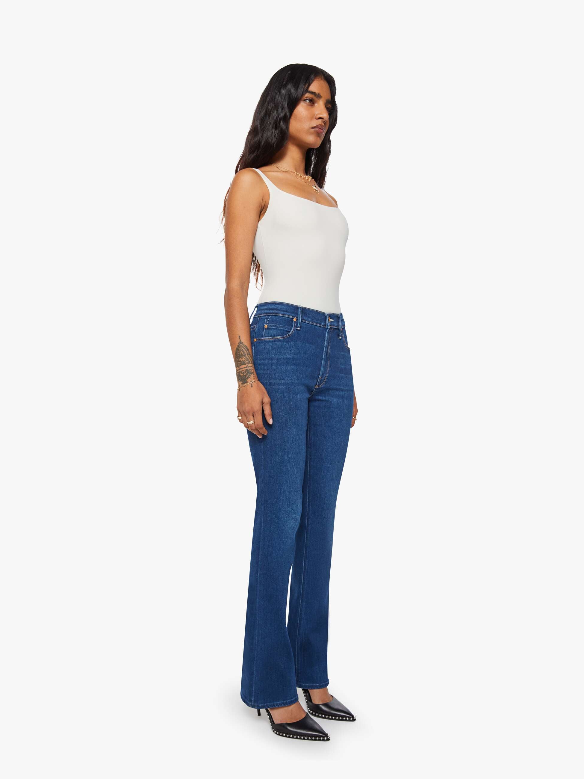 PETITES The Lil Runaway - Pinkies Up! | MOTHER DENIM