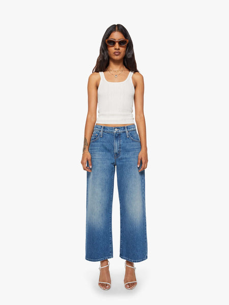 PETITES The Lil Dodger Flood - Green Thumb | MOTHER DENIM