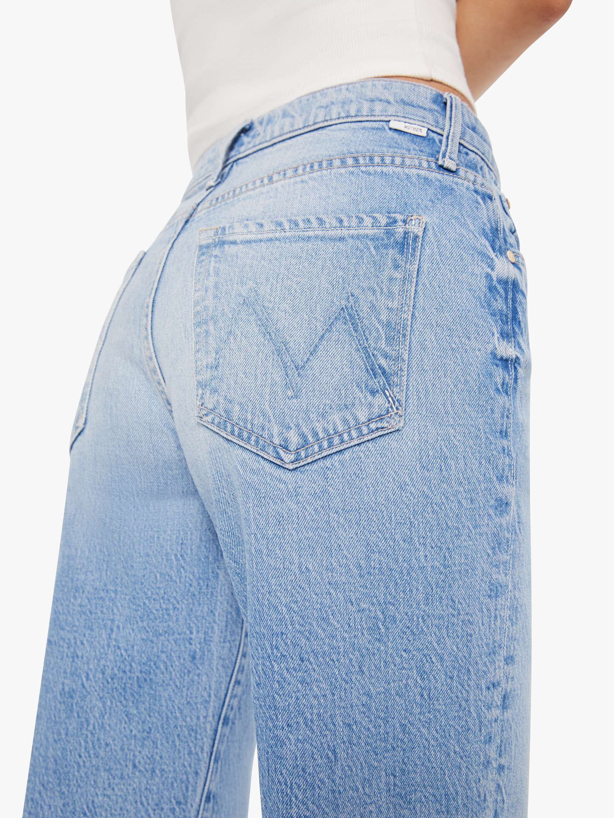 PETITES The Lil Mid Rise Maven Ankle - Magic School Bus | MOTHER DENIM