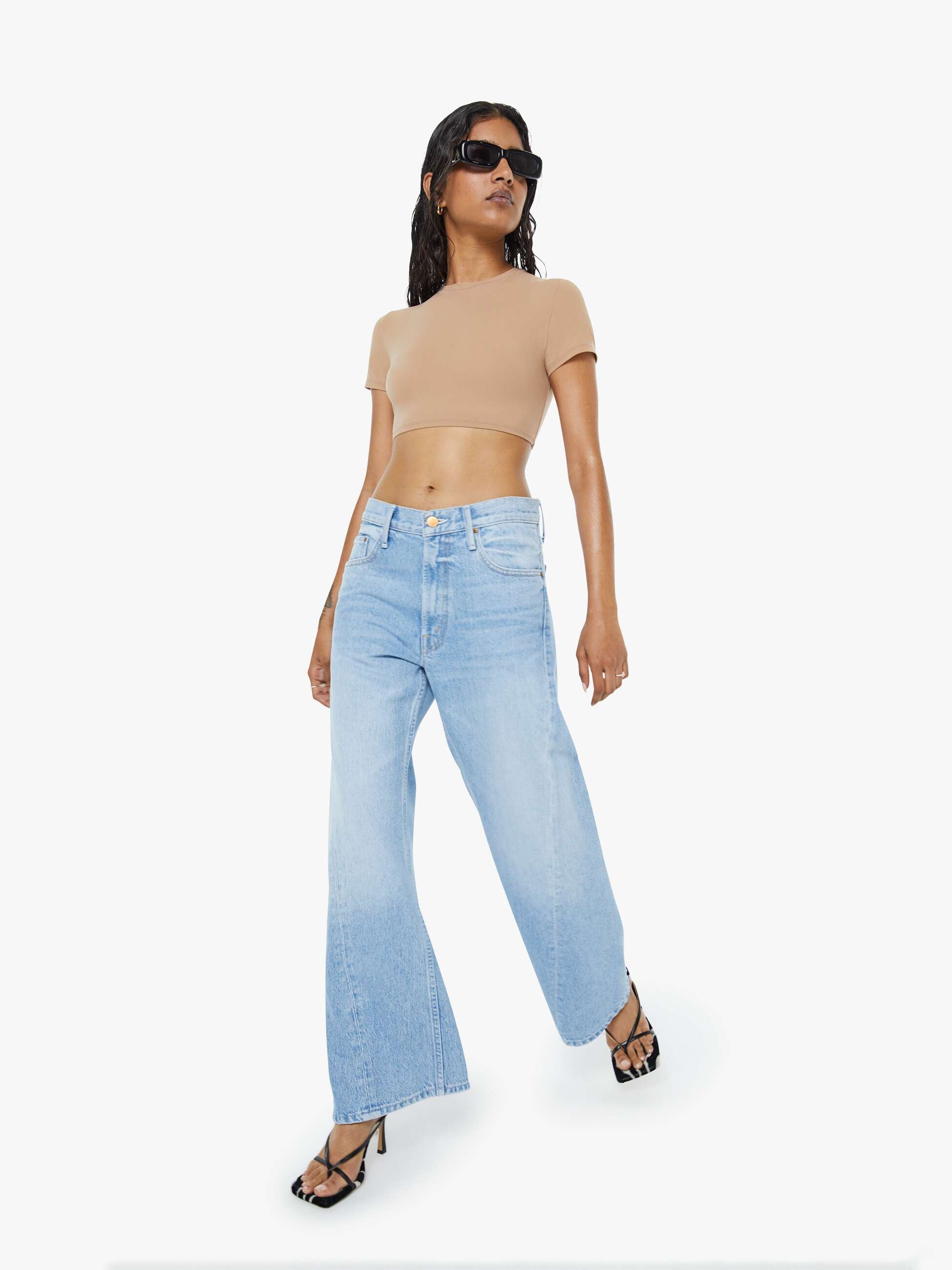 PETITES The Lil Lemon Twist Sneak - Munchies | MOTHER DENIM