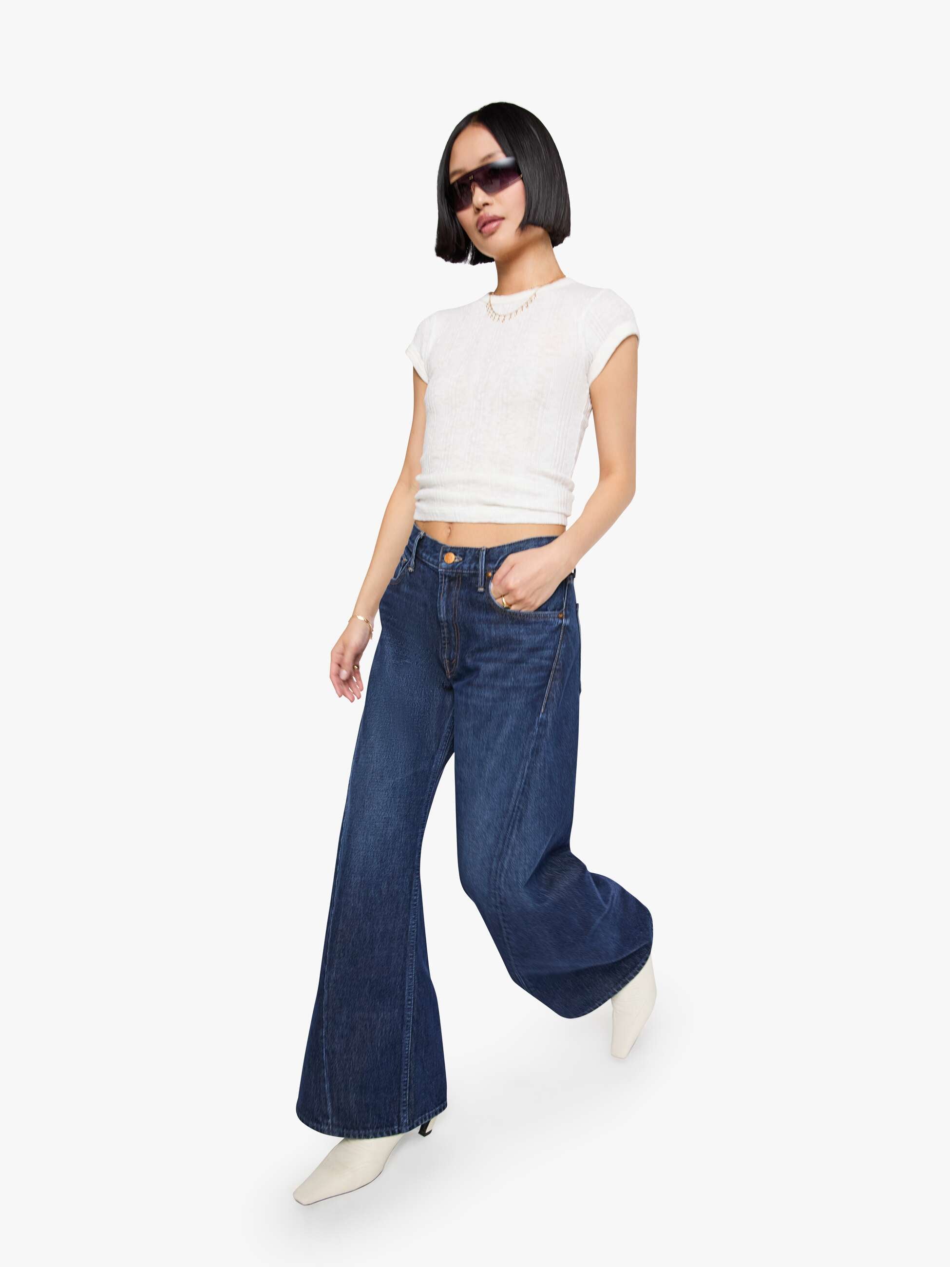 PETITES The Lil Lemon Twist - Fresh Squeezed | MOTHER DENIM