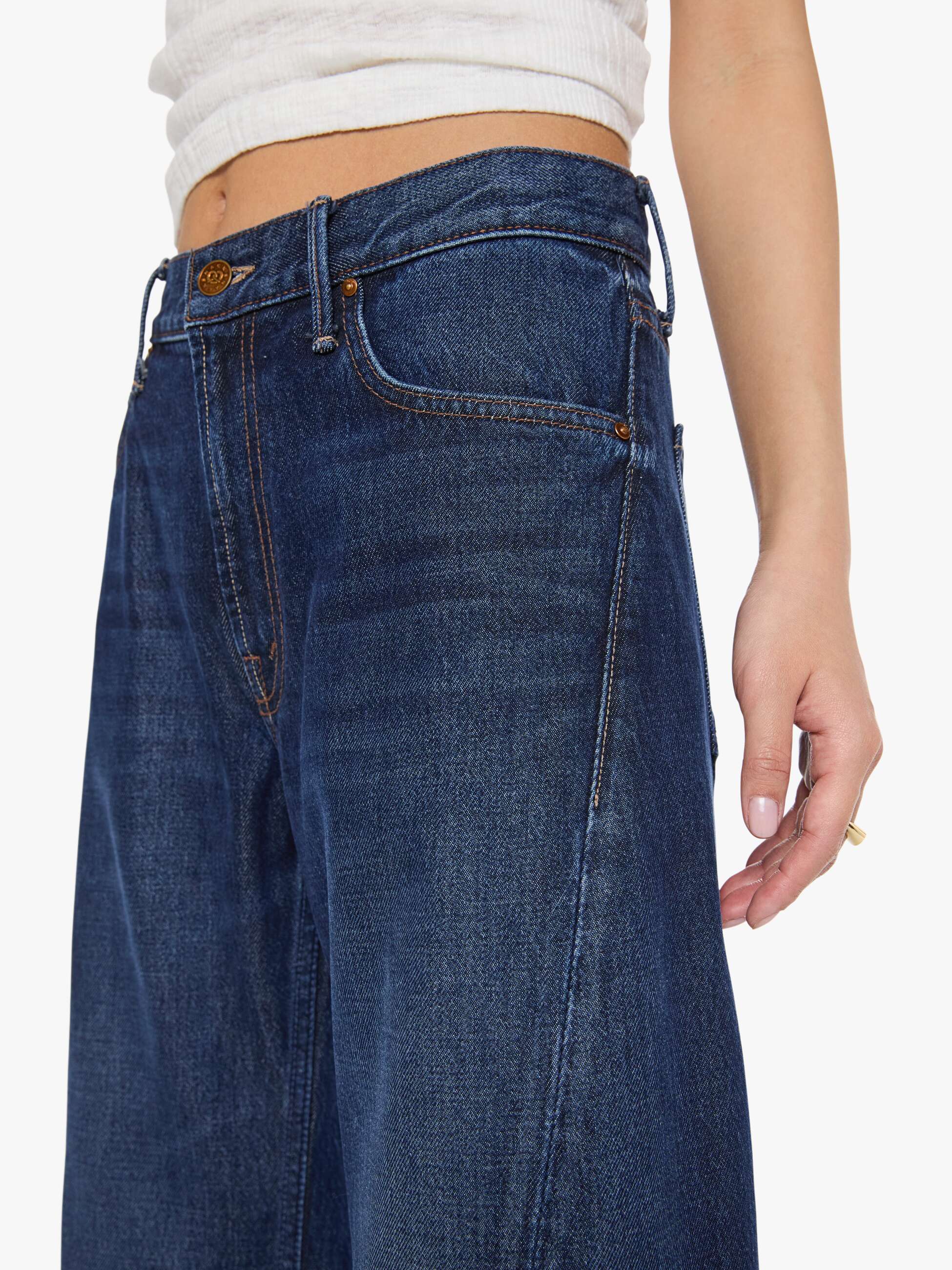 PETITES The Lil Lemon Twist - Fresh Squeezed | MOTHER DENIM